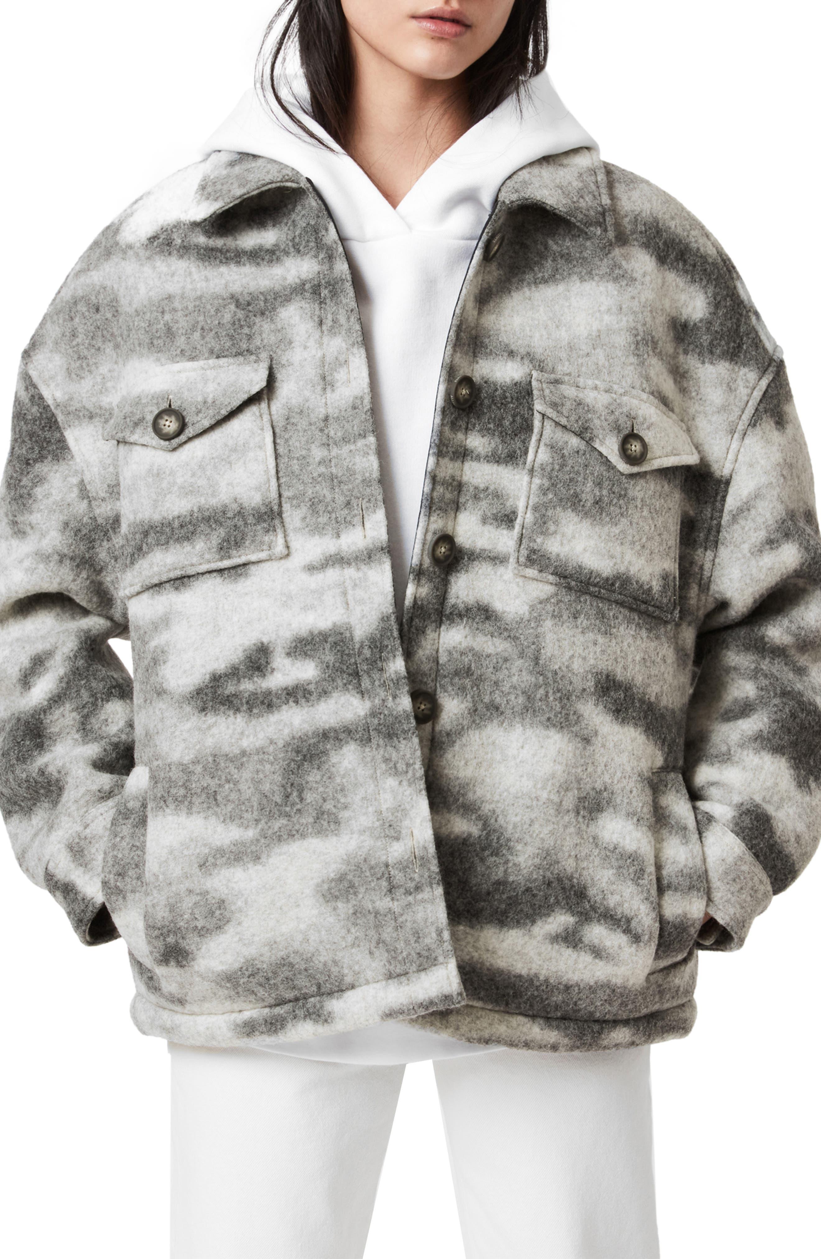 all saints camo jacket