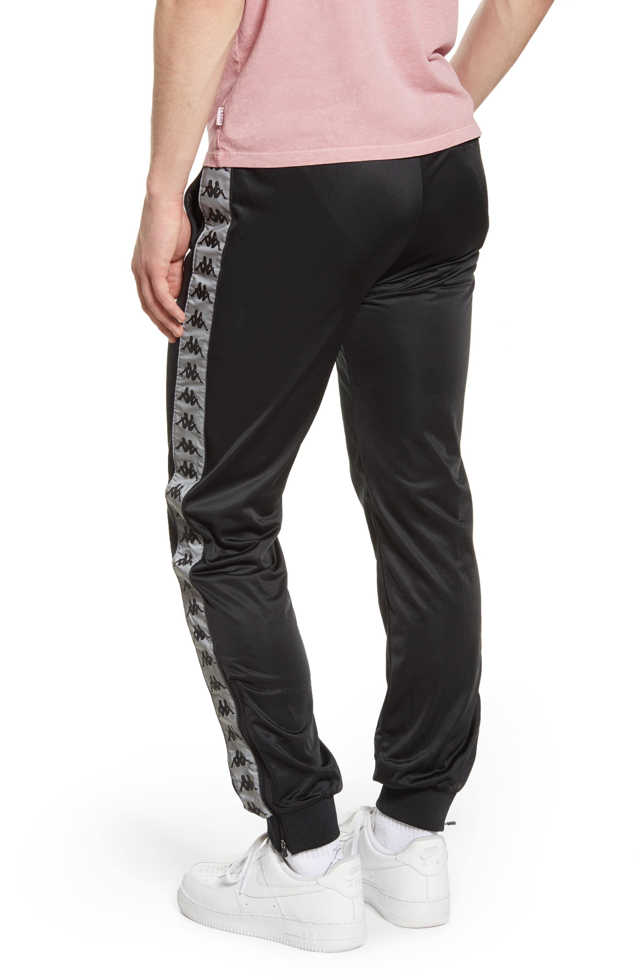 kappa reflective track pants