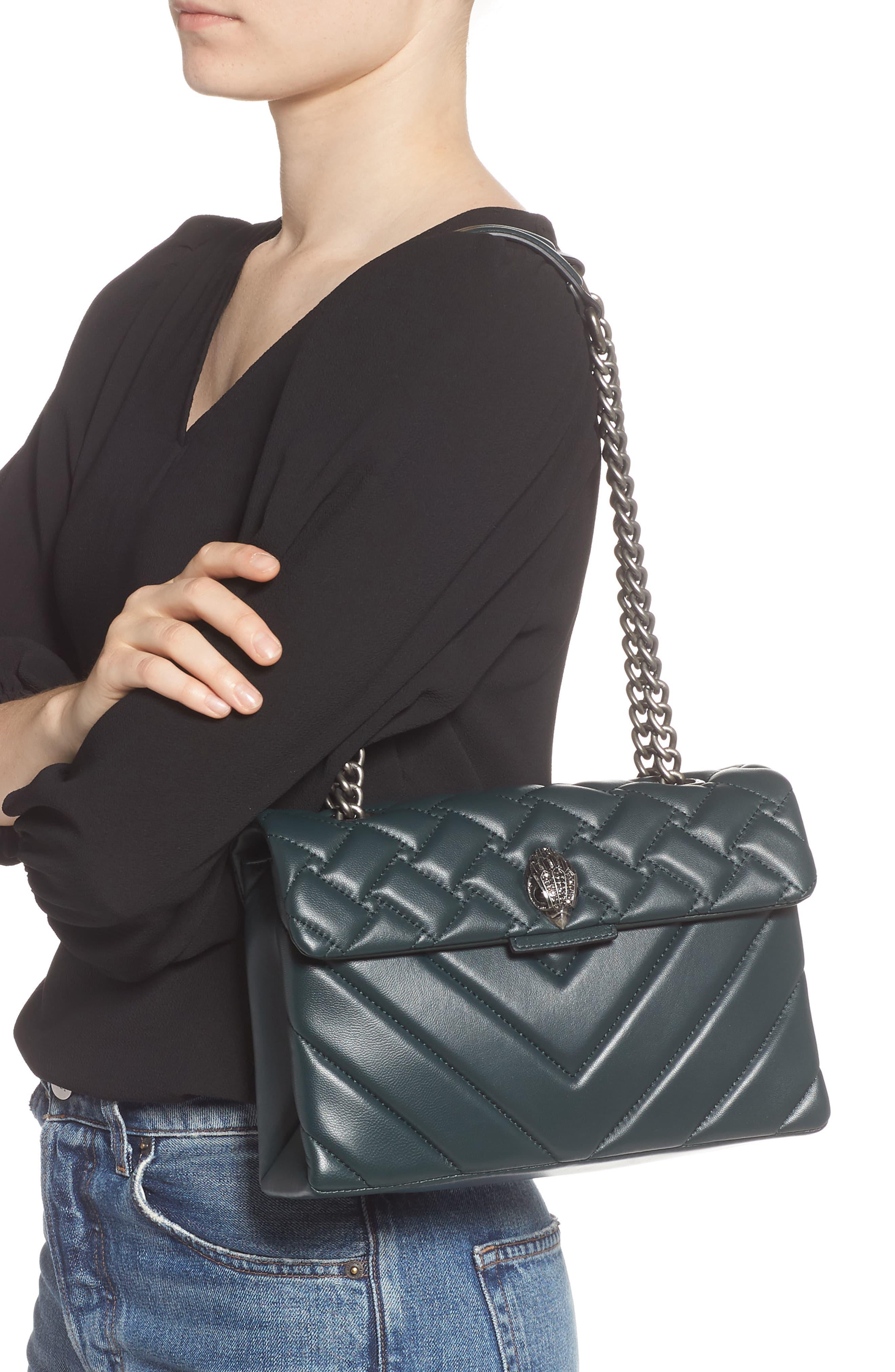 kensington leather shoulder bag