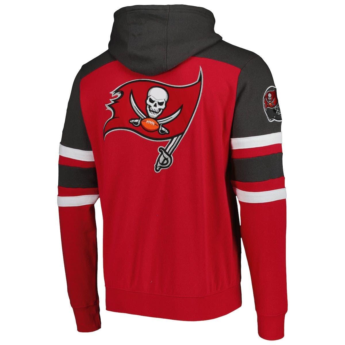 Full-Zip Fleece Extreme Tampa Bay Buccaneers Gray Hoodie