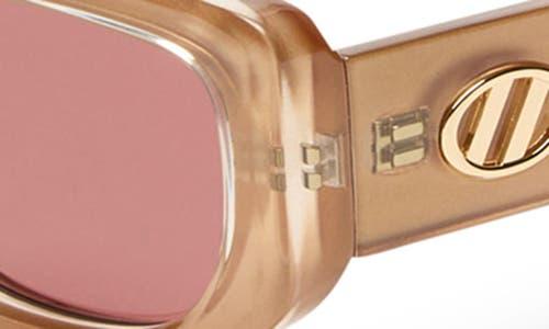 Le Specs Monopoly 55Mm Rectangular Sunglasses in Pink | Lyst