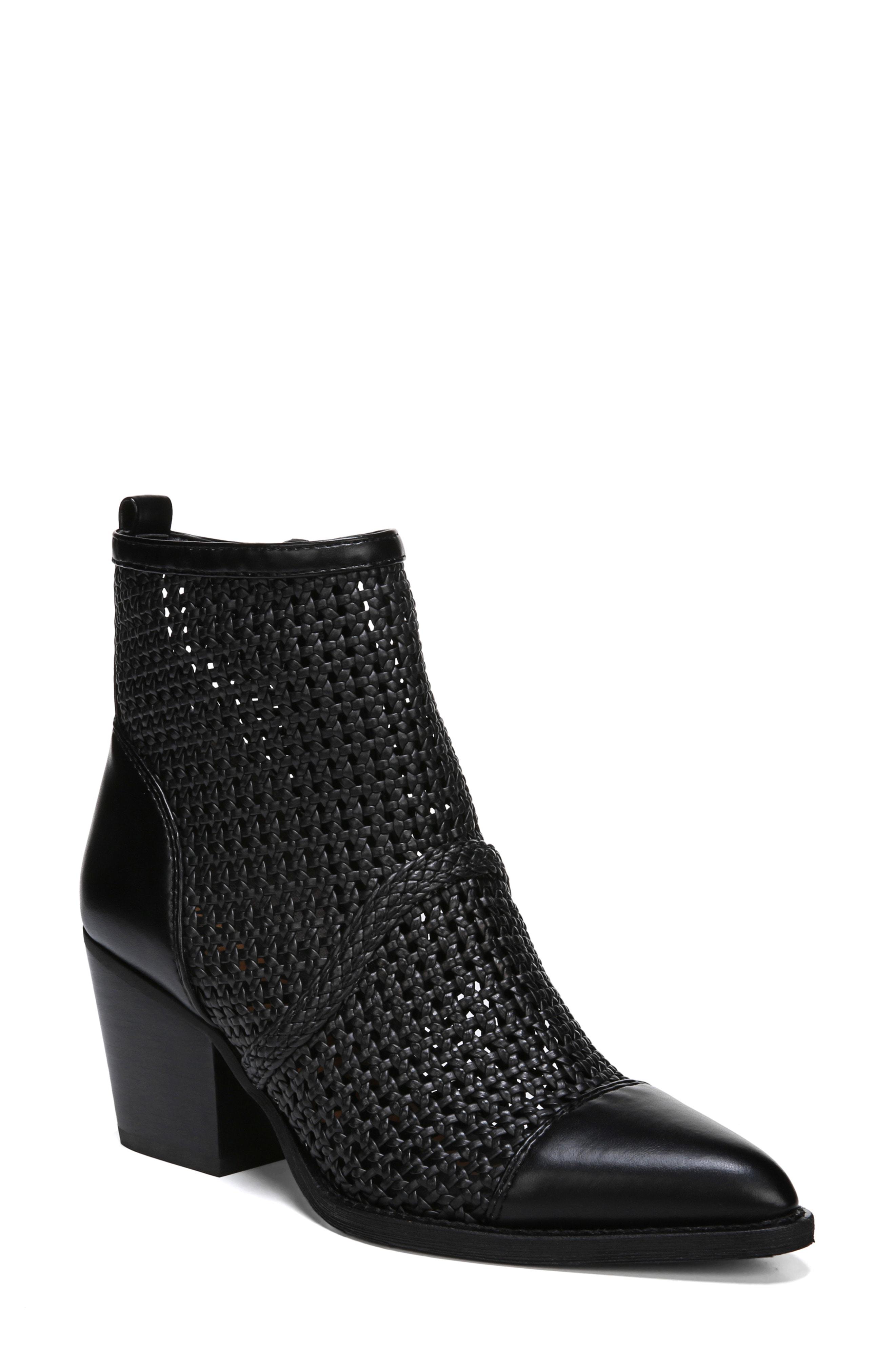 elita woven cap toe bootie