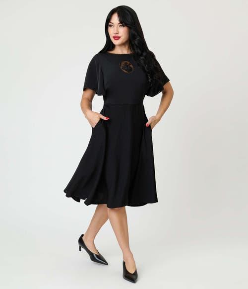 Unique Vintage 1930S Swing Dress in Black | Lyst