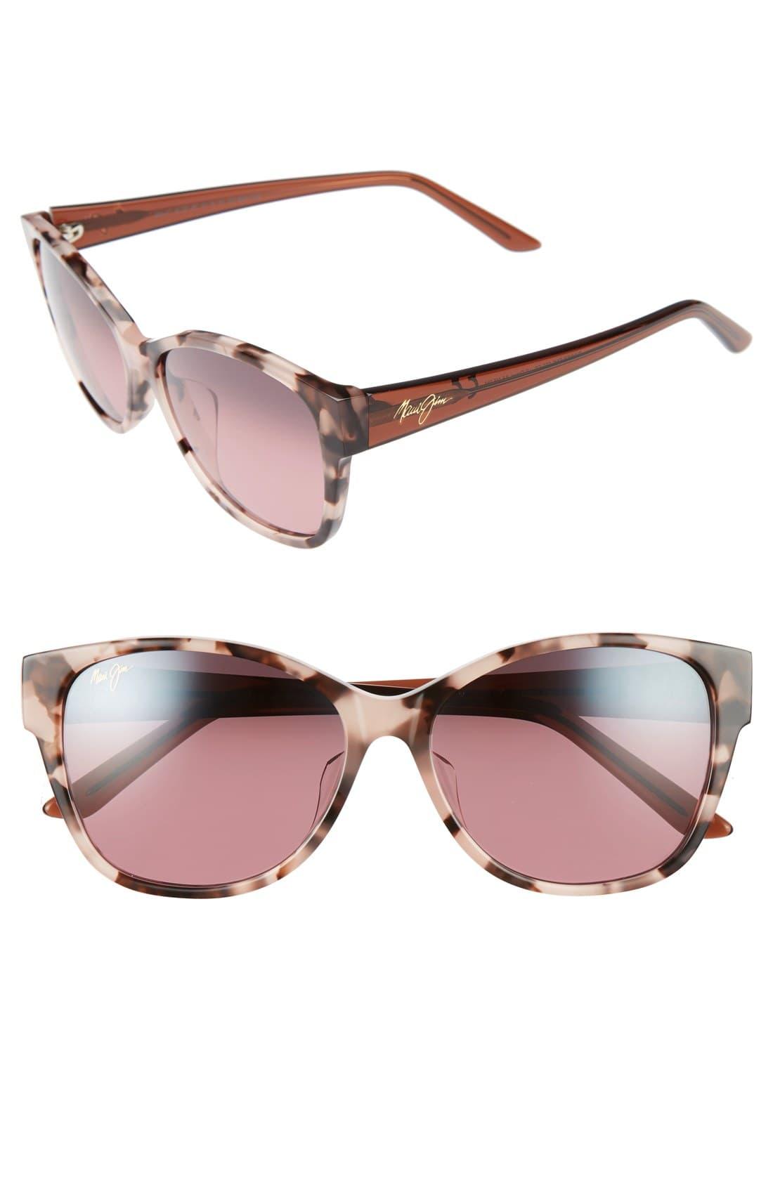 Maui Jim Summer Time 54mm Polarizedplus2 Cat Eye Sunglasses in Pink - Lyst