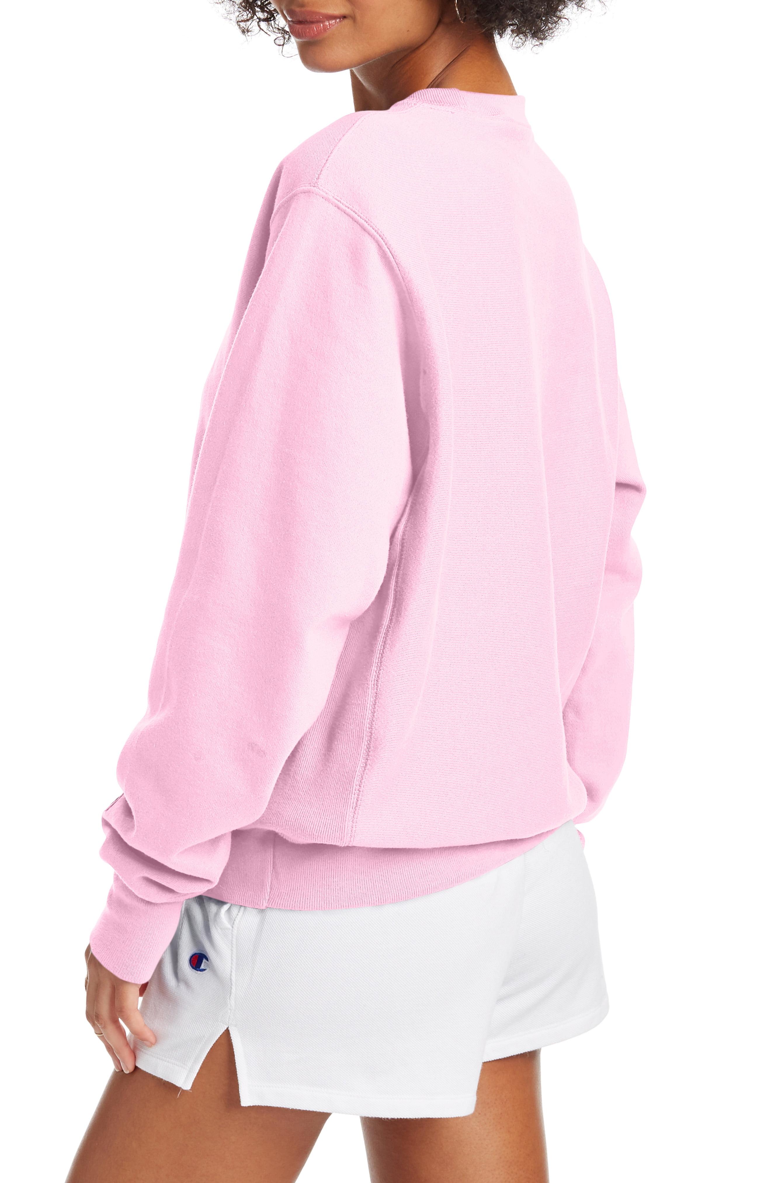 champion reverse weave boyfriend crew neck sweatshirt