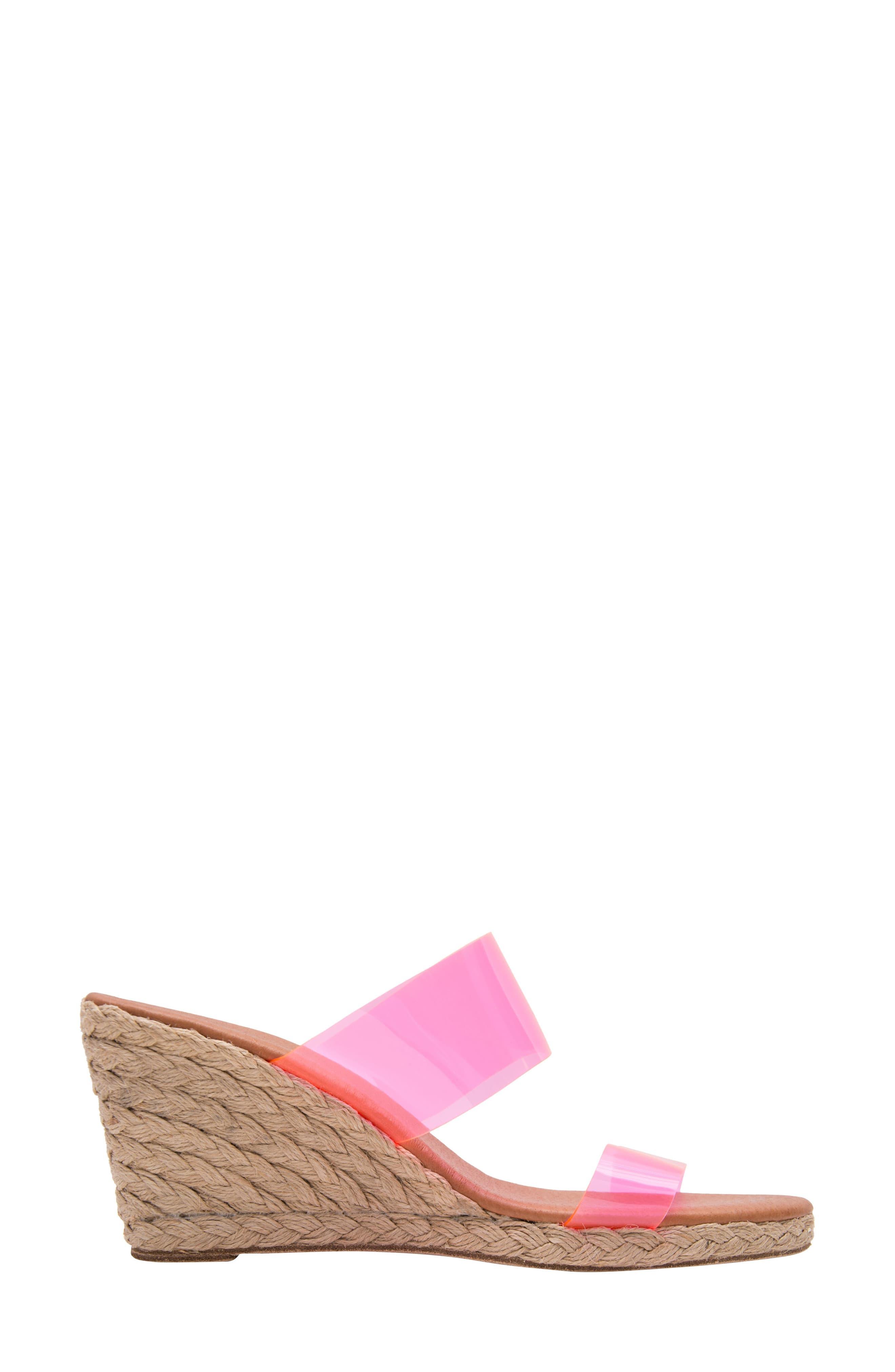 anfisa vinyl strap espadrille wedge