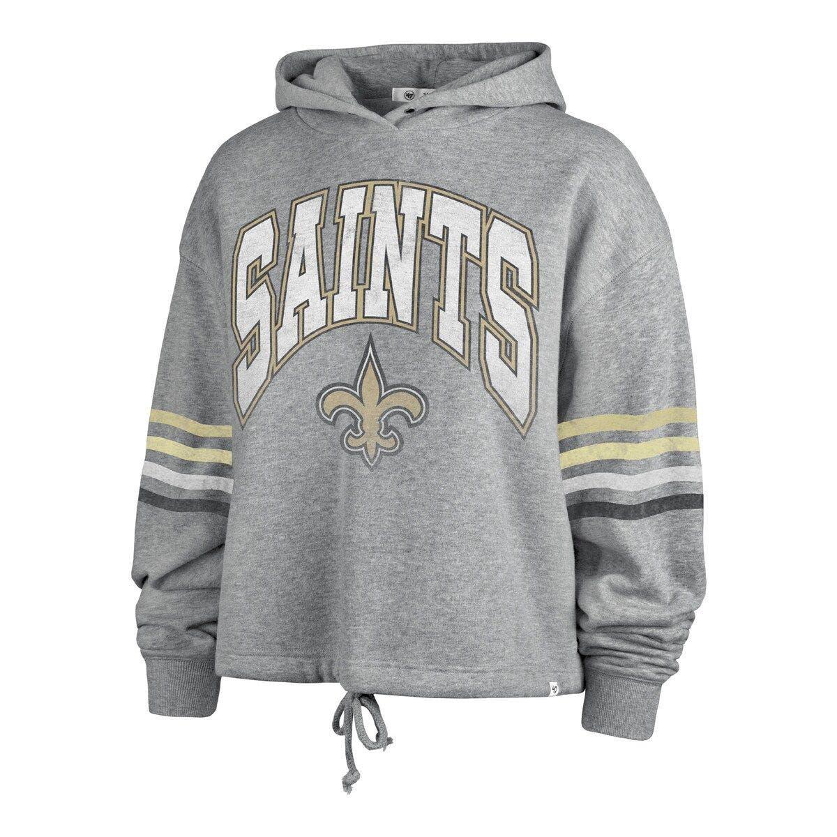 Nike Women's New Orleans Saints Gym Vintage Raglan Full-Zip Hoodie