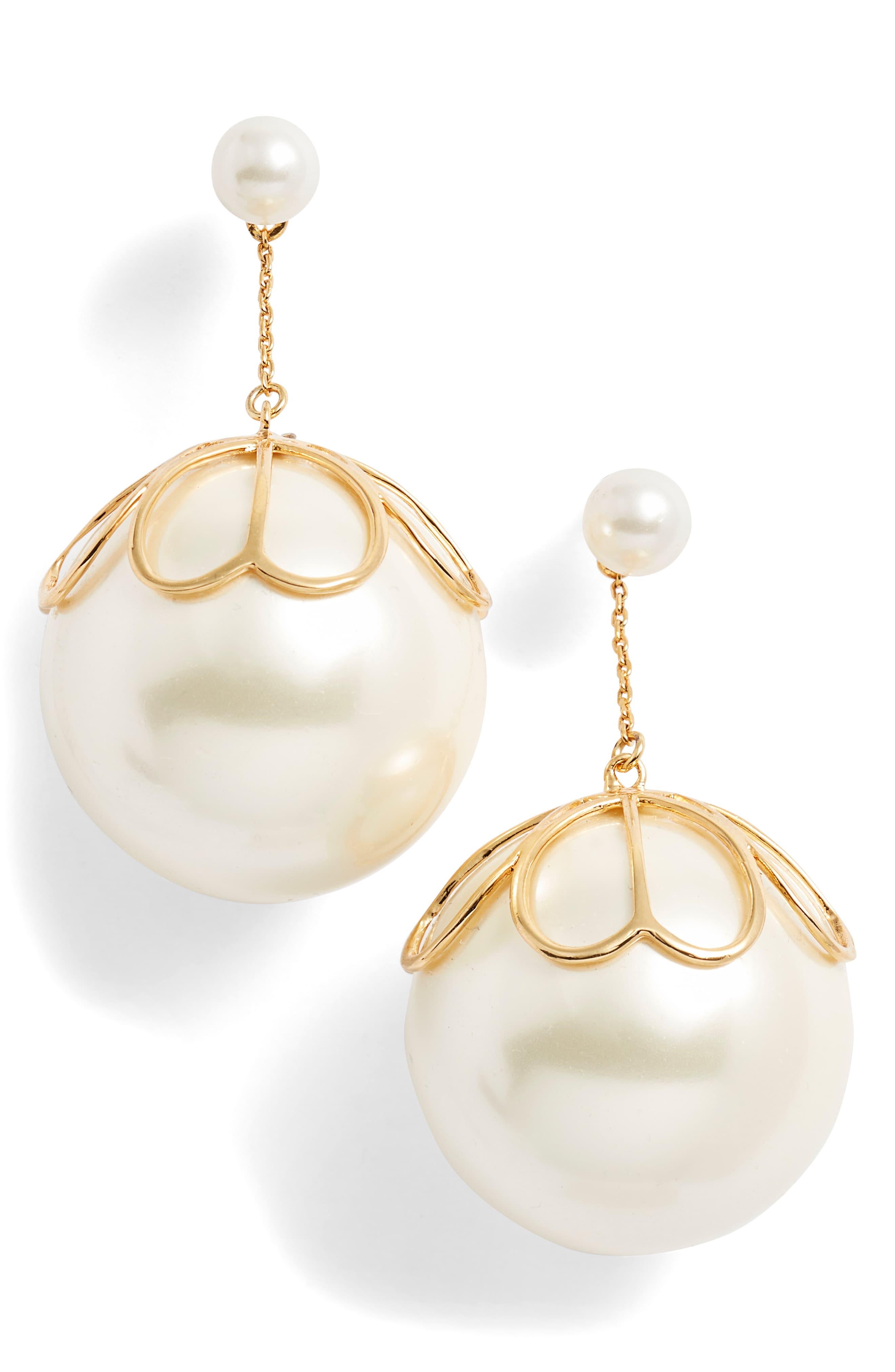 kate spade pearlette earrings