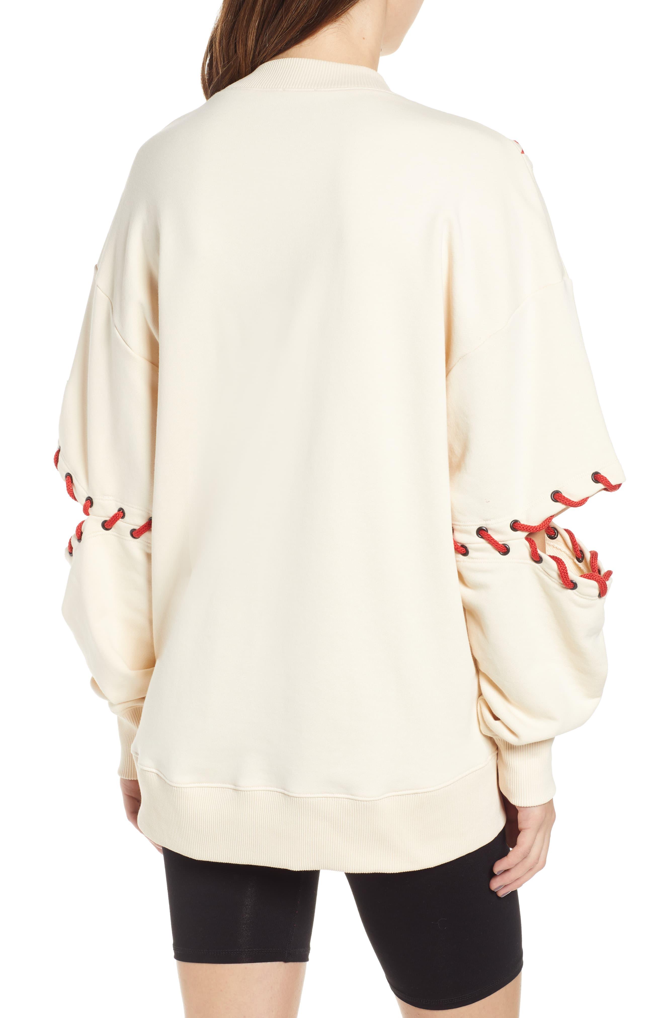 ivy park baseball sweatshirt