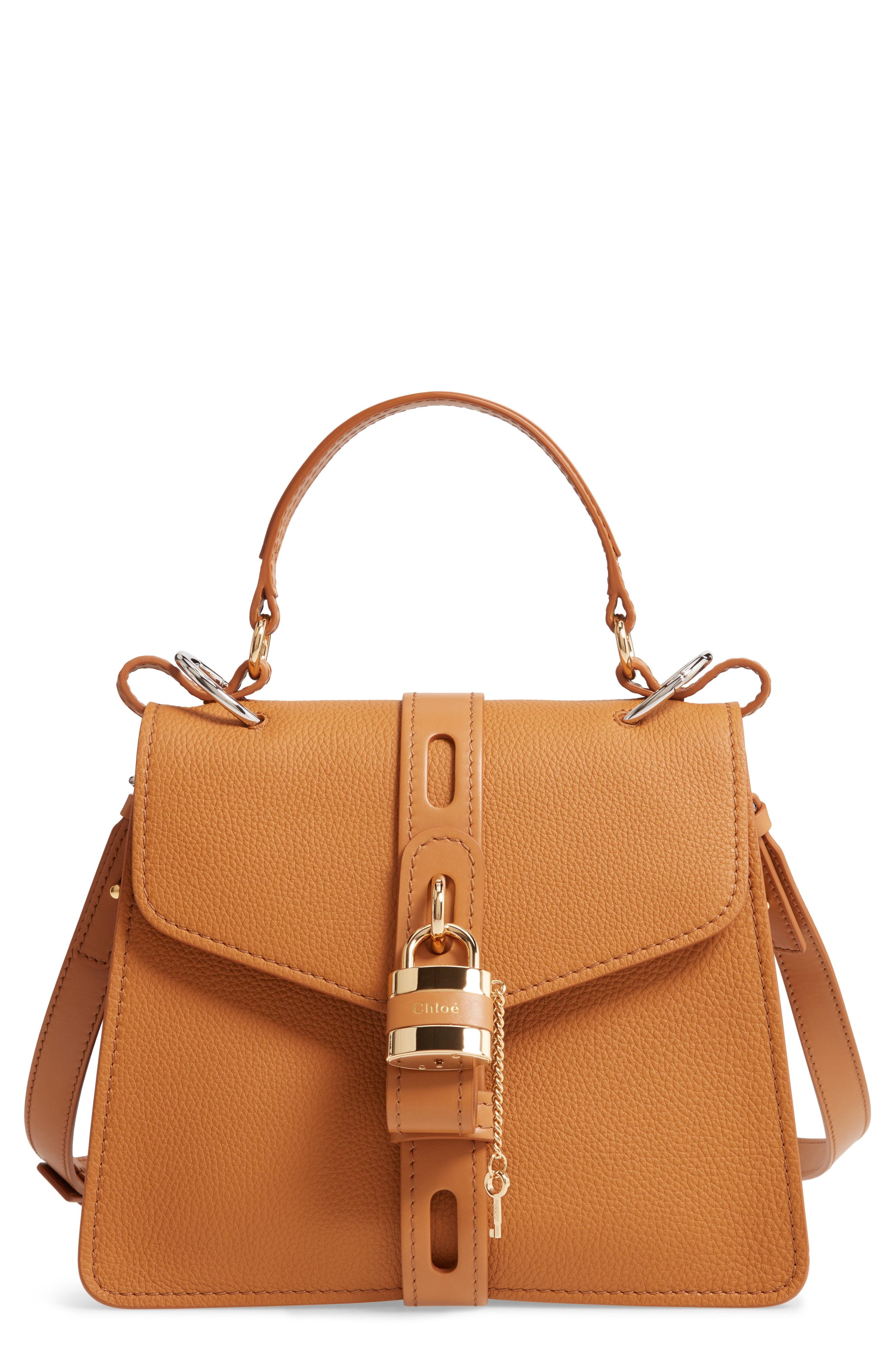 Chloé Leather Small Aby Day Tote Bag in Brown - Save 23% - Lyst
