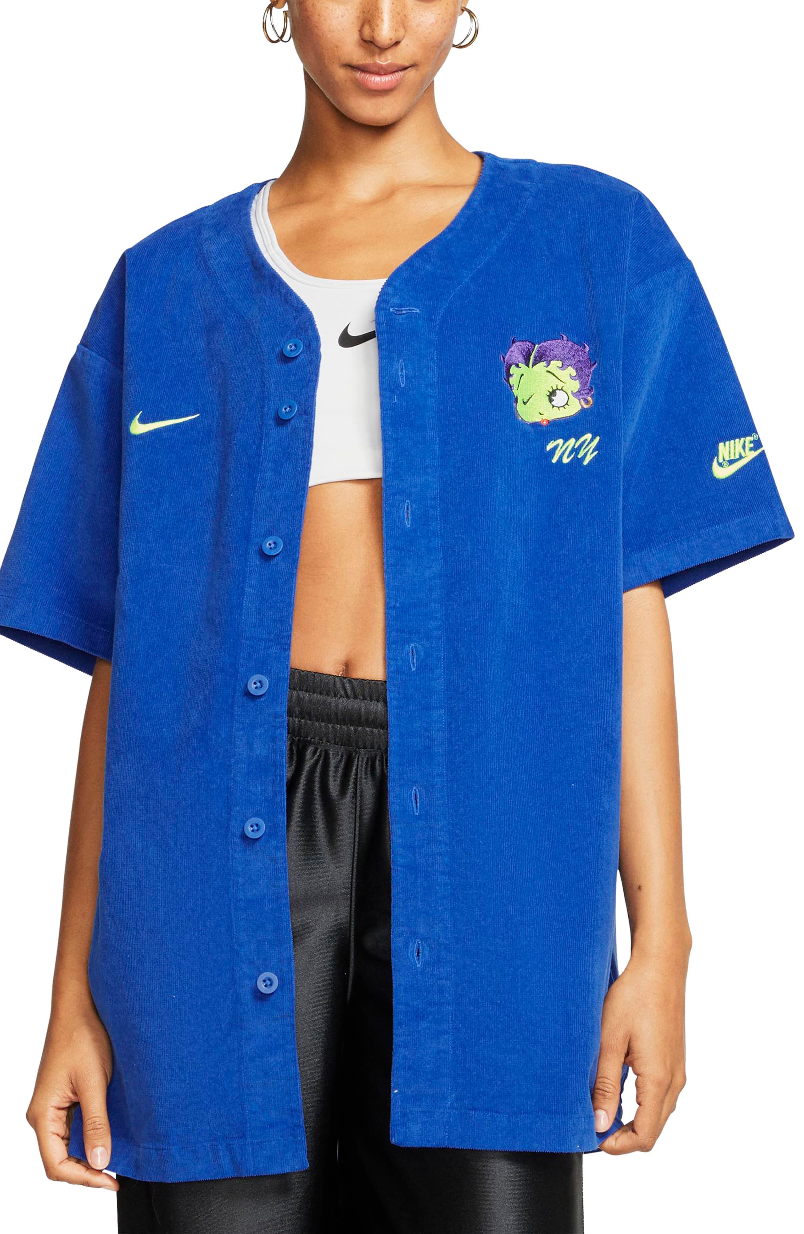 nike x olivia kim baseball jersey