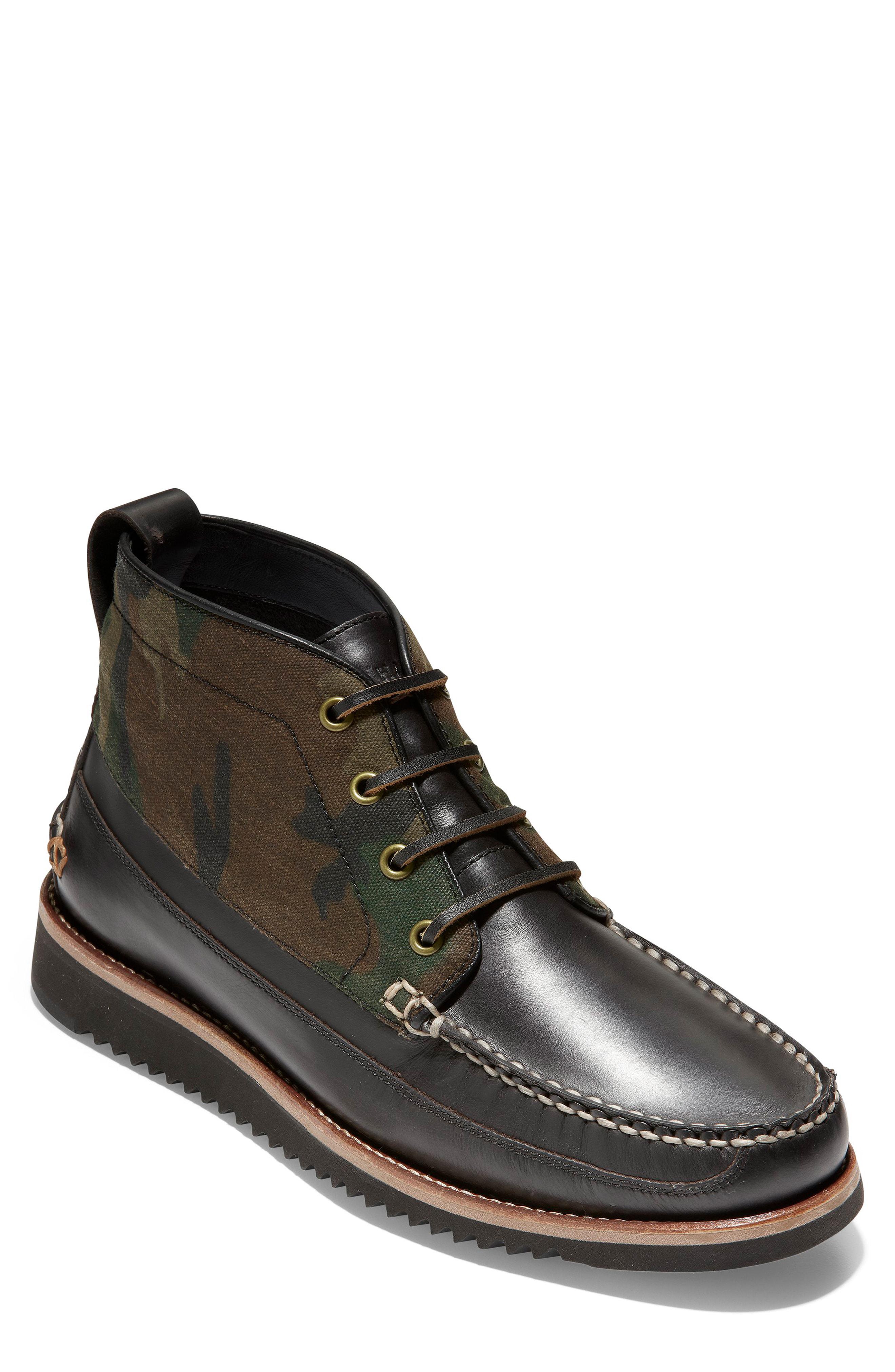 cole haan moc toe boot