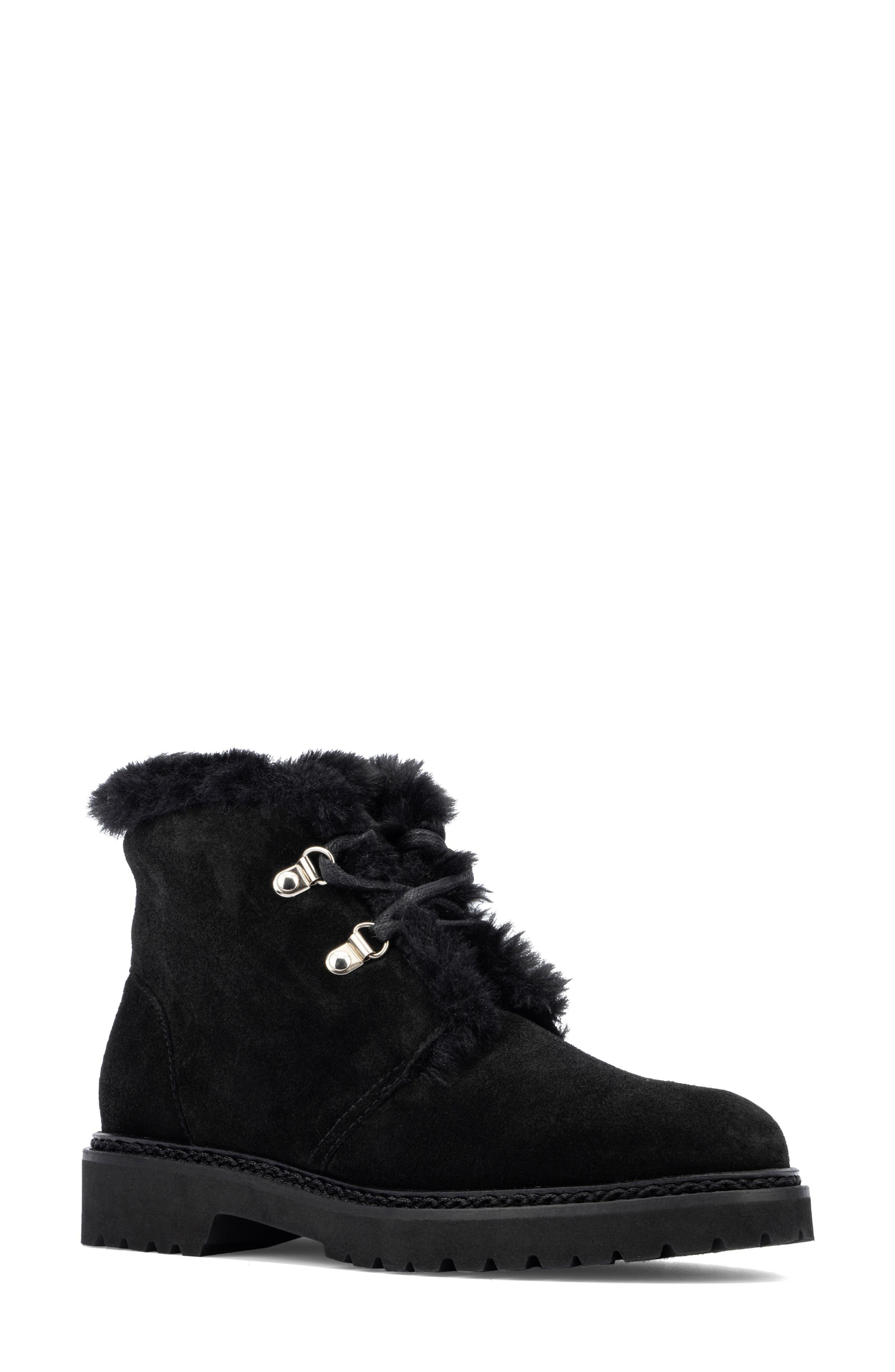 Aquatalia Madelina Faux Fur Water Repellent Boot in Black Lyst