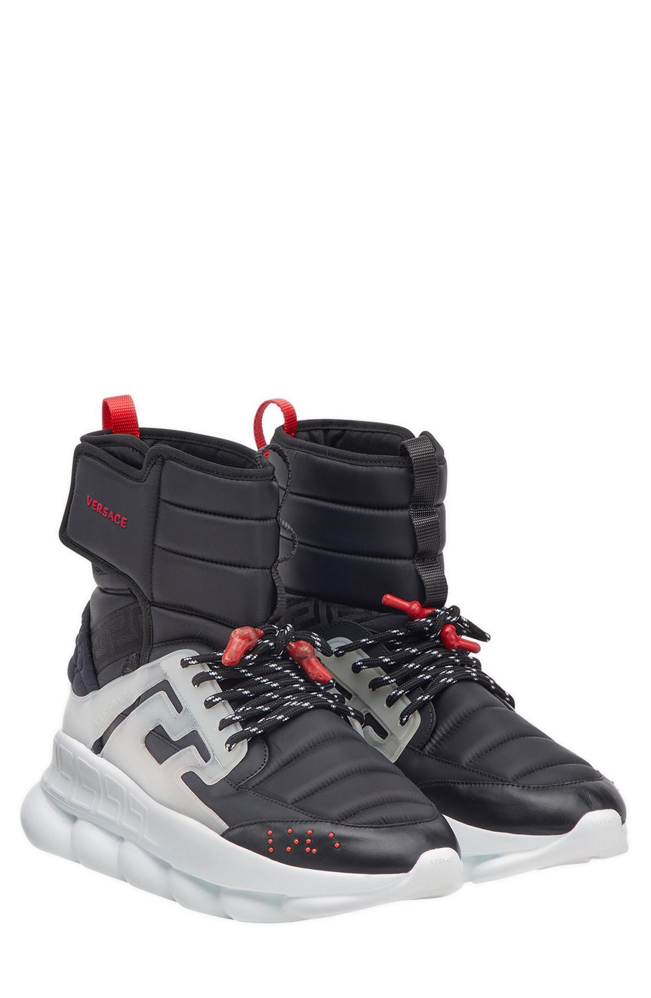 chain reaction sneaker boots