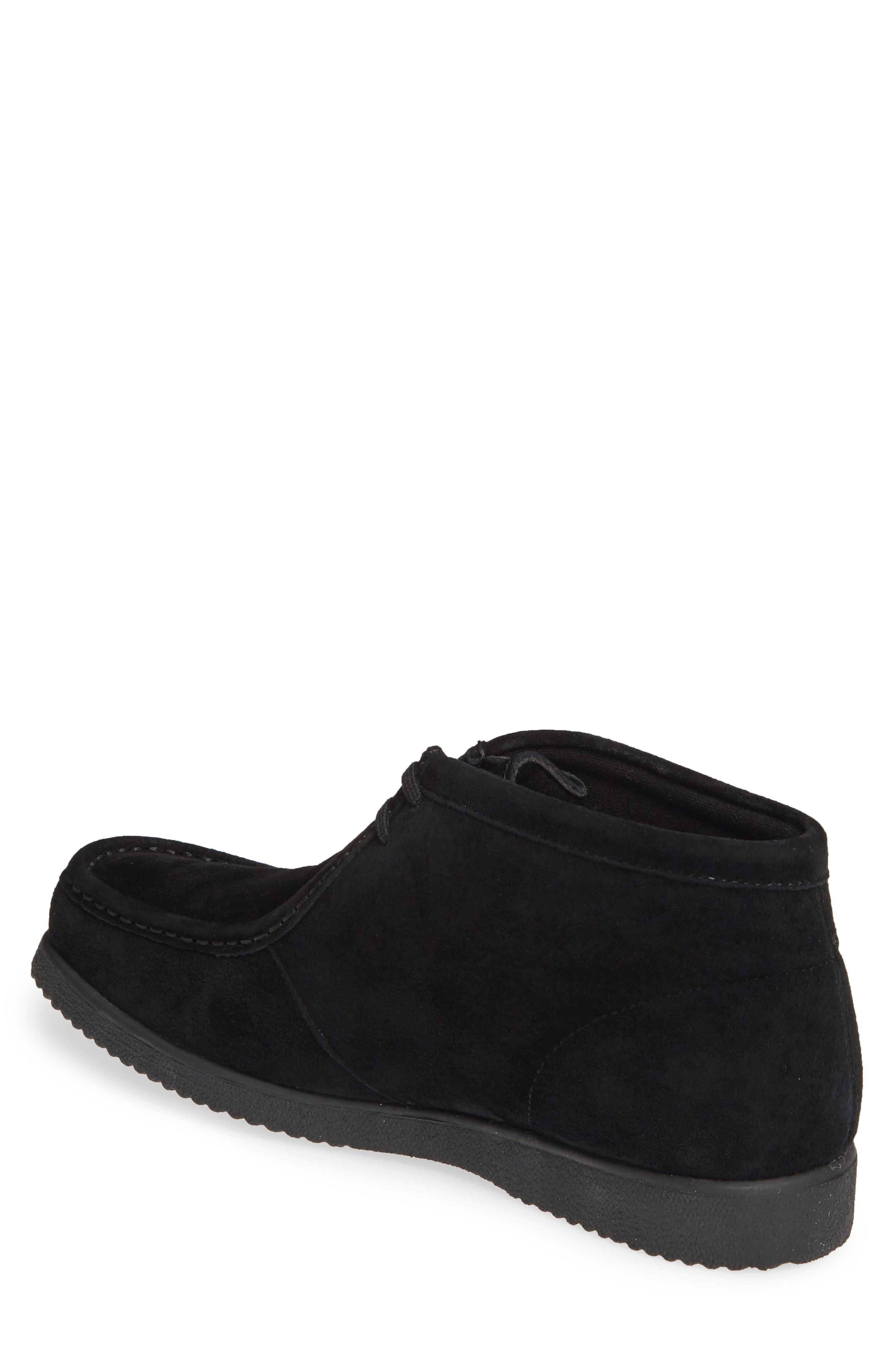 Hush Puppies Suede Bridgeport Chukka Boot in Black Suede