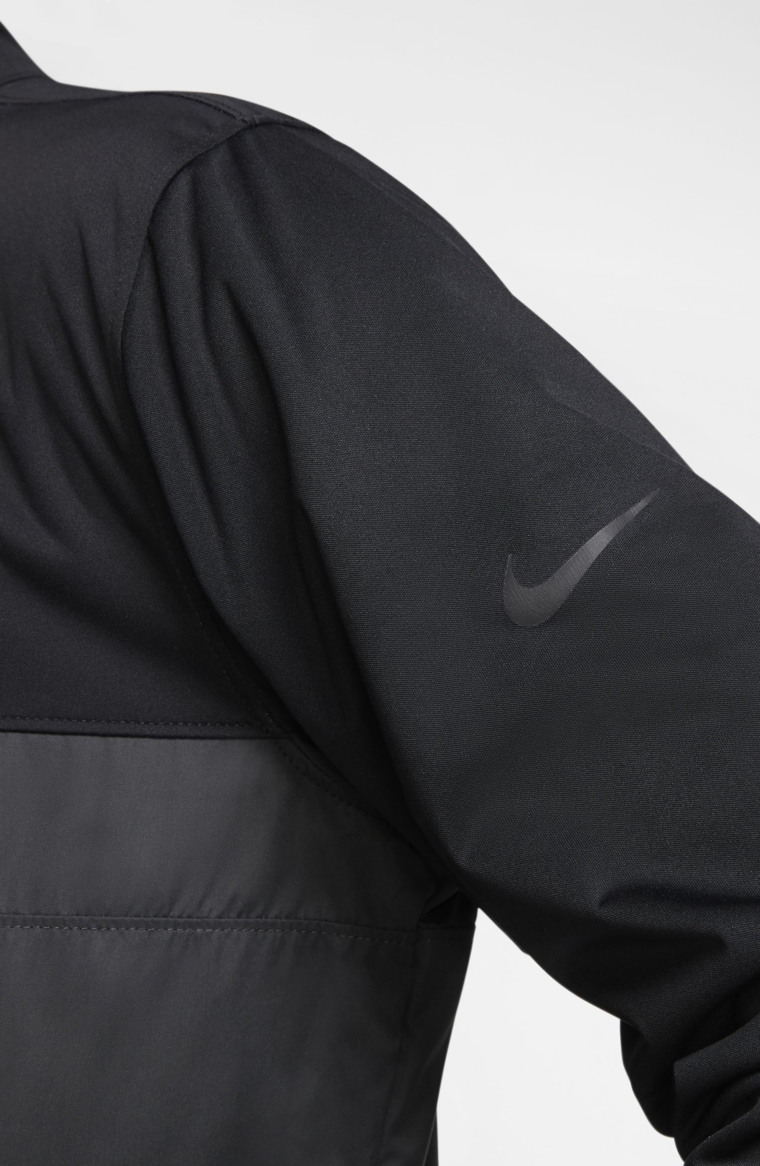 Nike Shield Victory Half-zip Golf Jacket in Black for Men | Lyst
