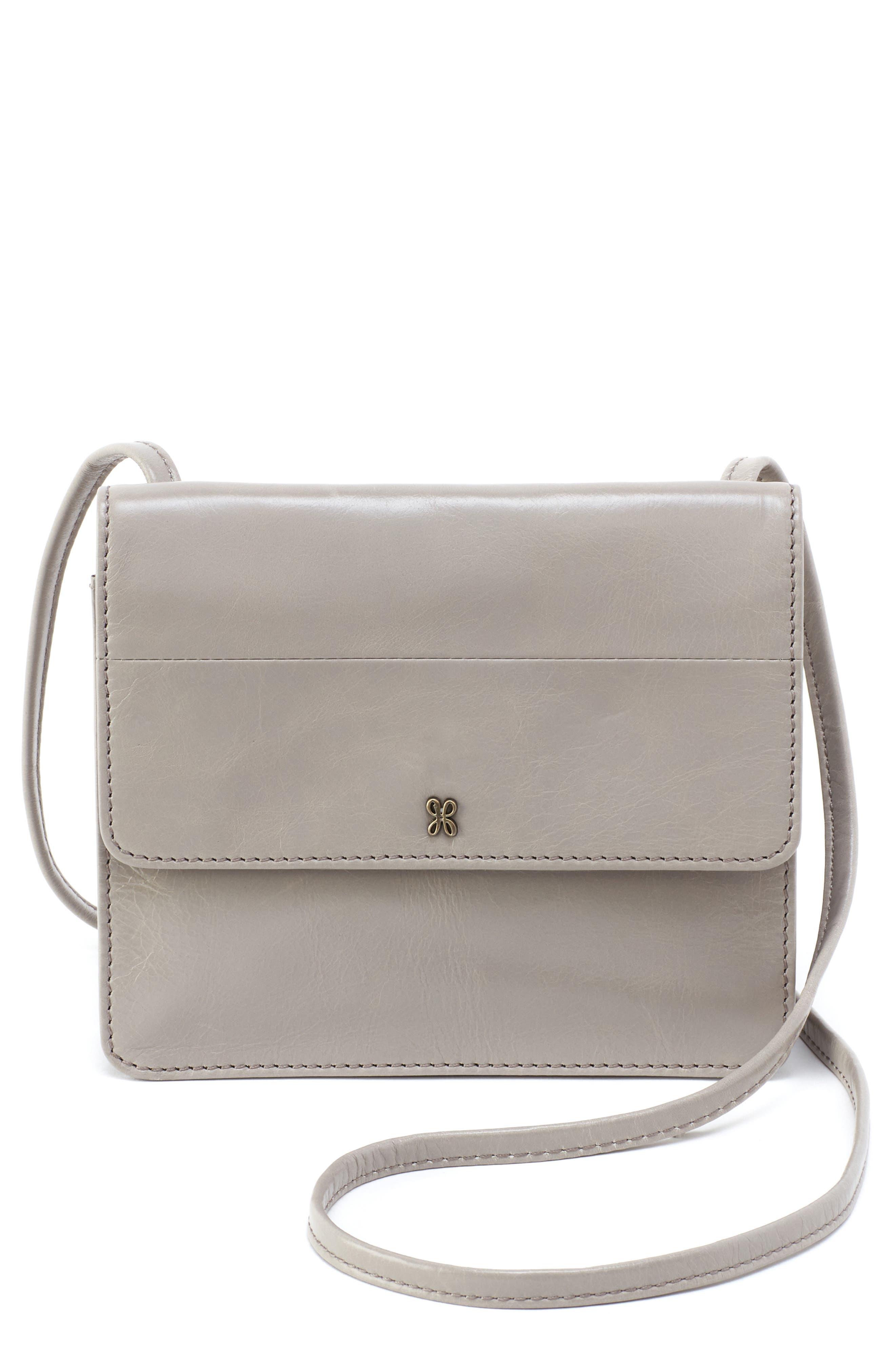 Hobo International Jill Leather Wallet Crossbody Bag in Gray Lyst