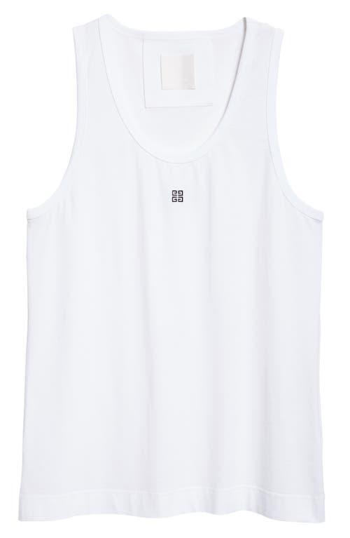 Tシャツ・カットソー GIVENCHY WHITE STRETCH COTTON TANK TOP Givenchy Sleeveless t-shirts for Men | Online Sale up to 51
