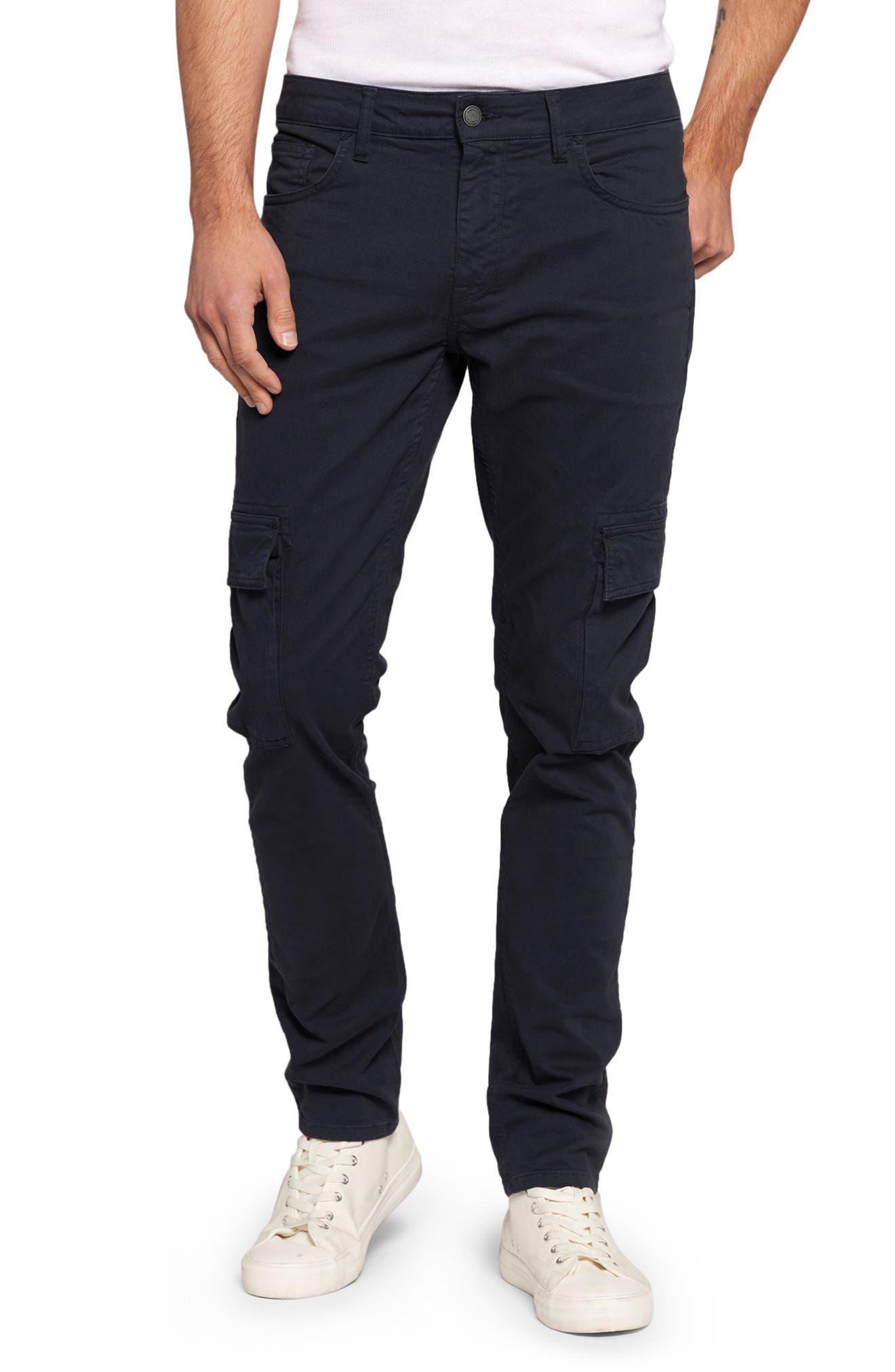Current/Elliott The Ford Slim Fit Twill Cargo Pants in Blue for Men
