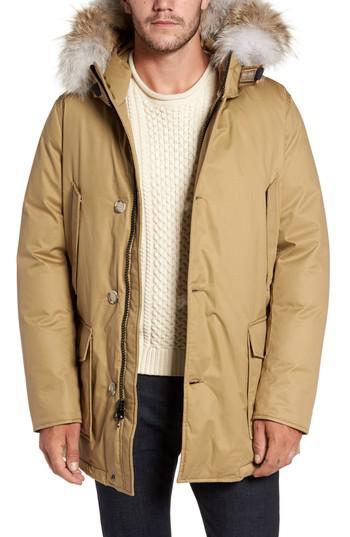 woolrich coyote fur collar parka