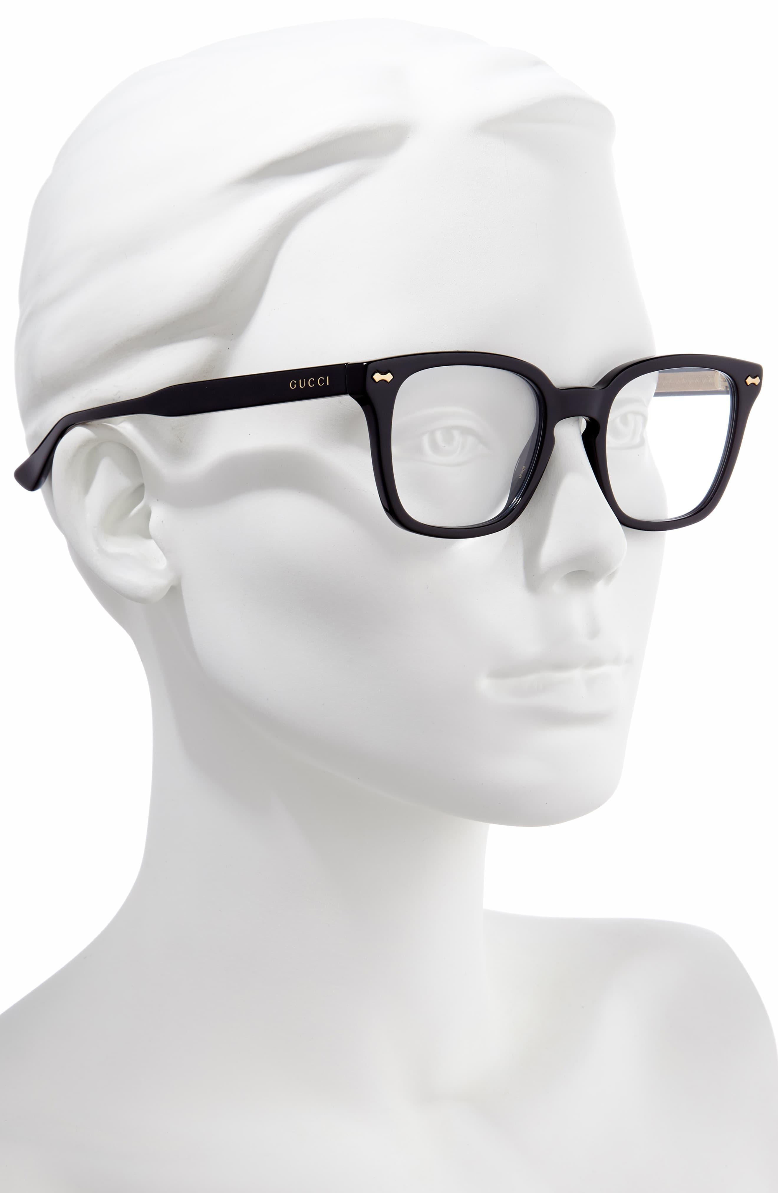 gucci 50mm square sunglasses