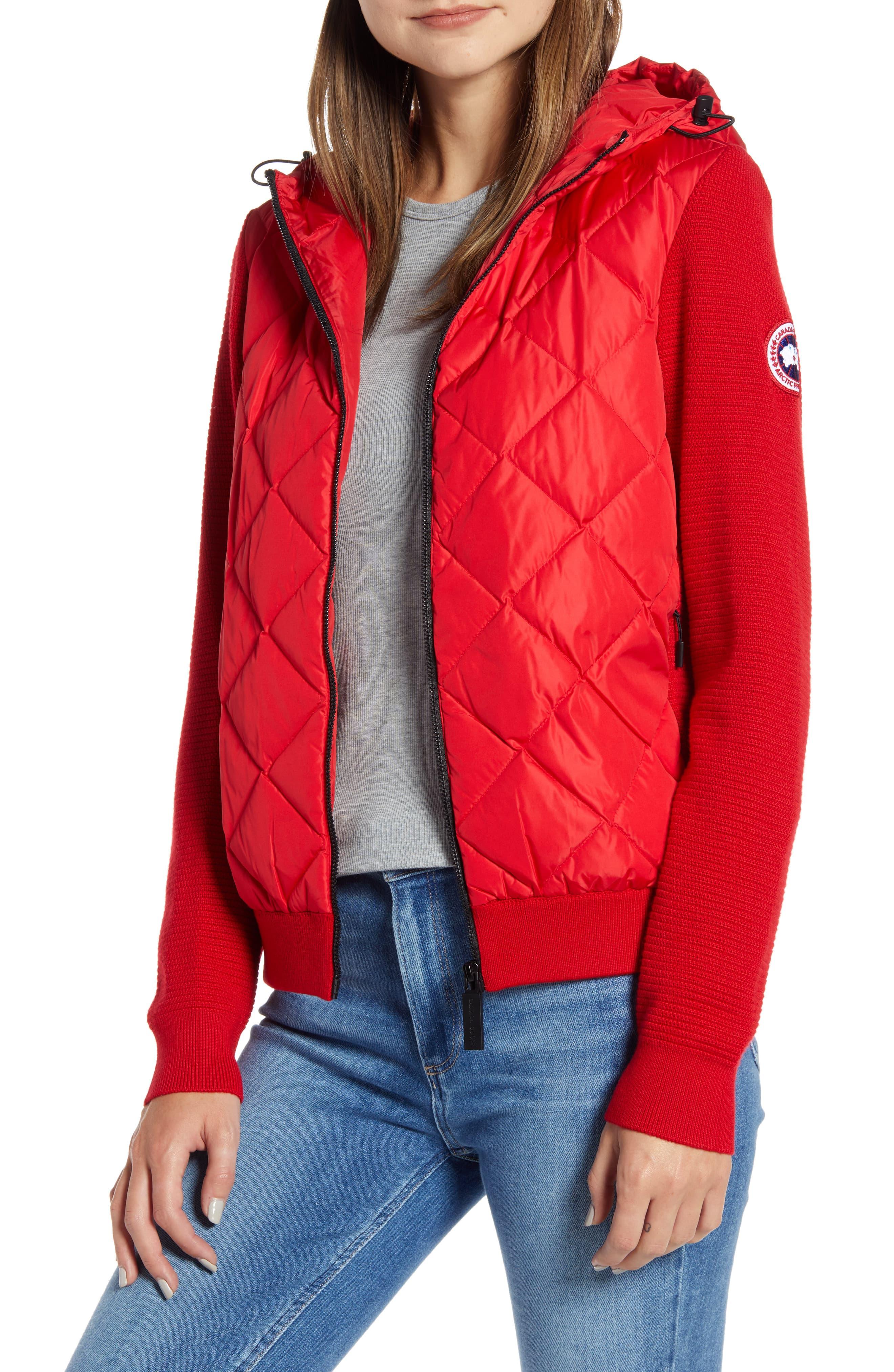 Canada Goose Hybridge 625 Fill Power Down Jacket in Red Lyst