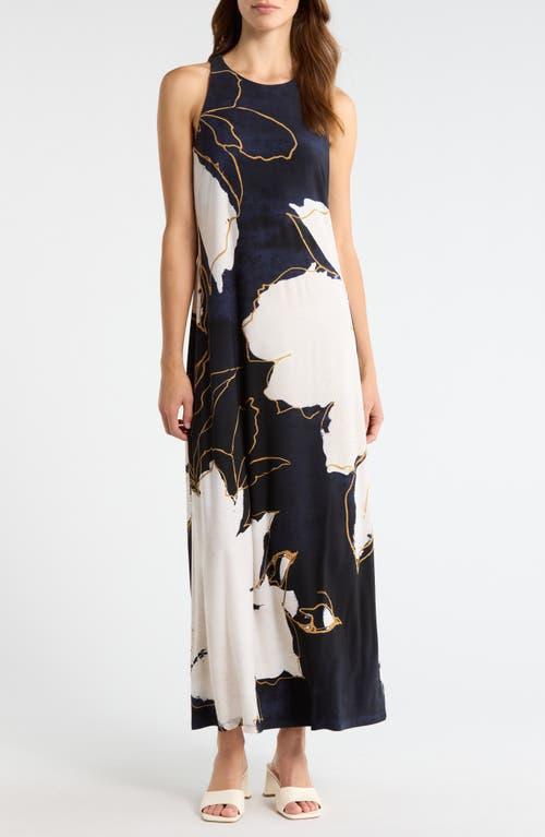 long sleeve maxi dress work Lucas Long Sleeve Lace Trim Maxi Dress