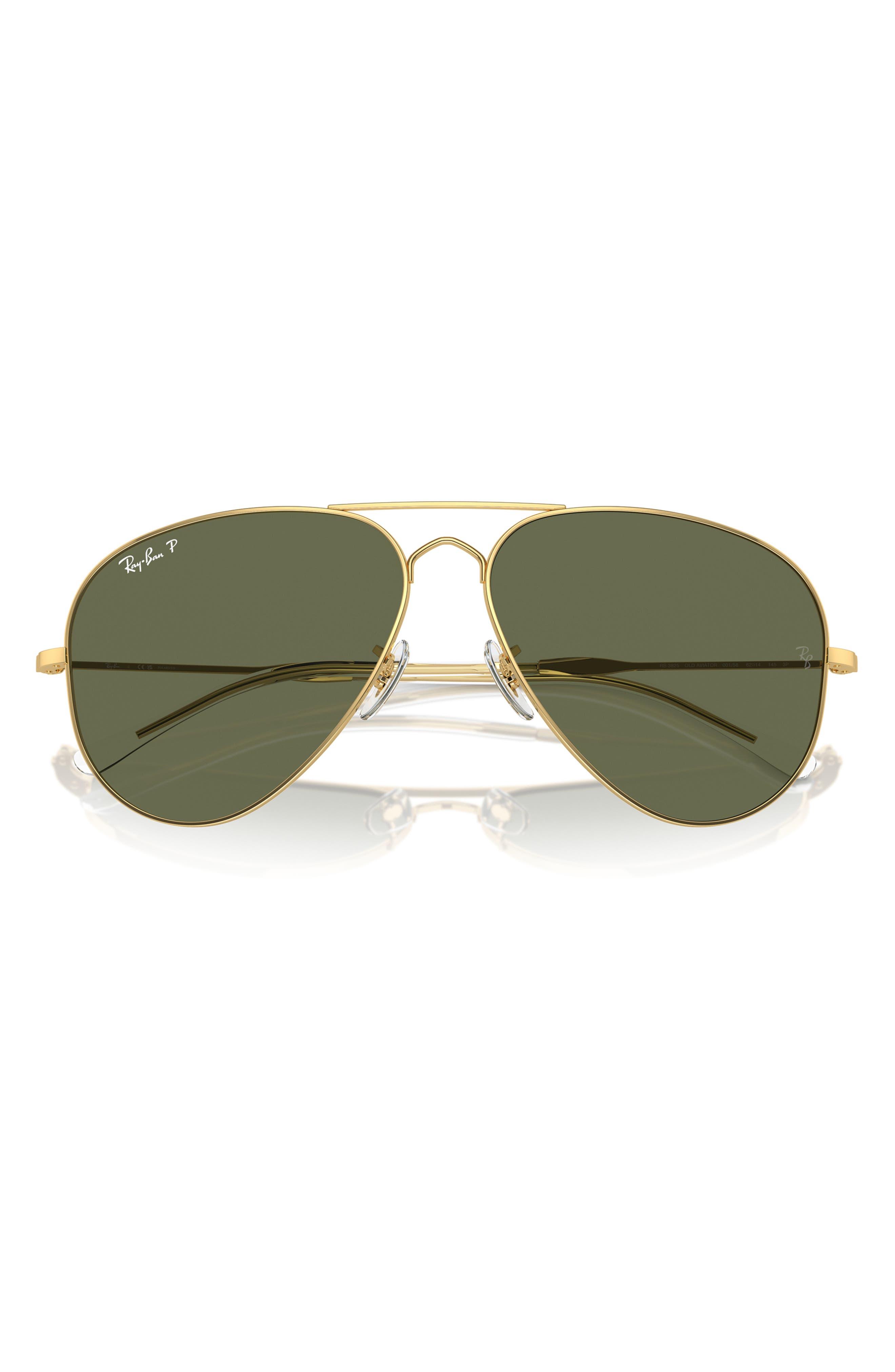 Ray-Ban Old Aviator 62mm Polarized Pilot Sunglasses in Green for Men | Lyst