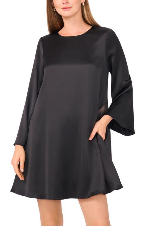vince camuto black long sleeve dress Size 12 Vince Camuto VC2M3851 Black Mother of Bride Dress