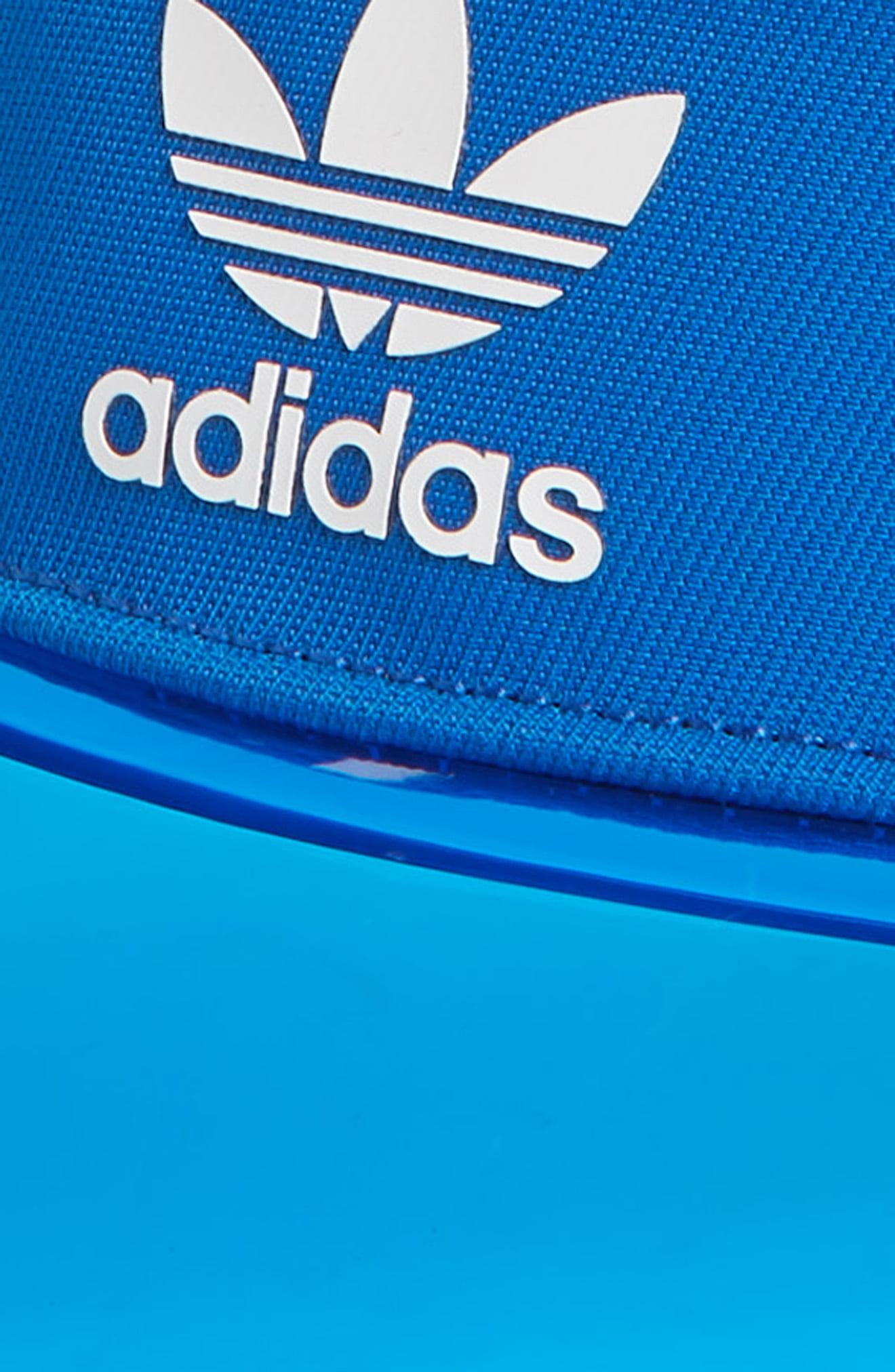 blue adidas visor