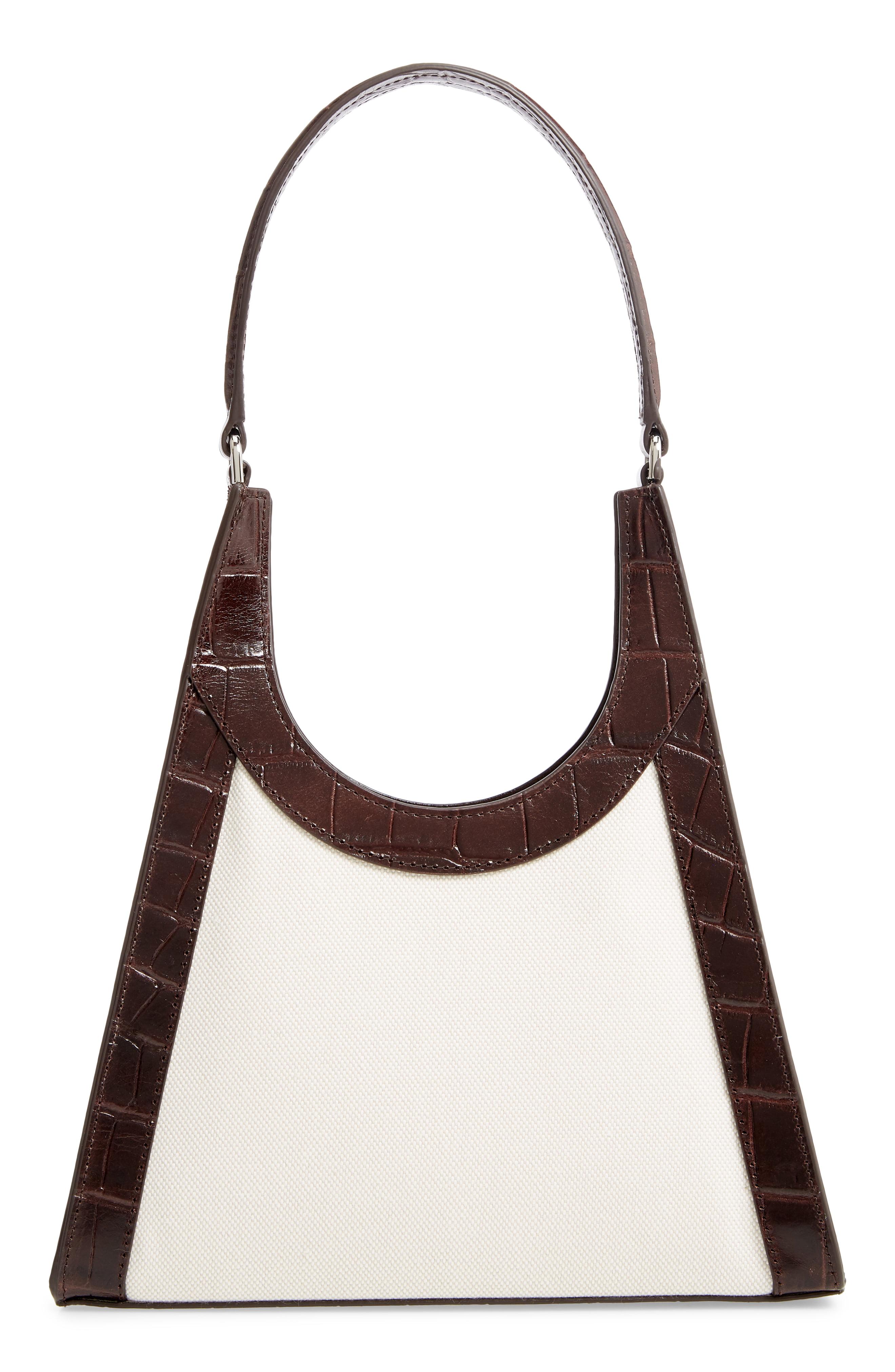 Staud Rey Quilted Leather Shoulder Bag IUCN Water