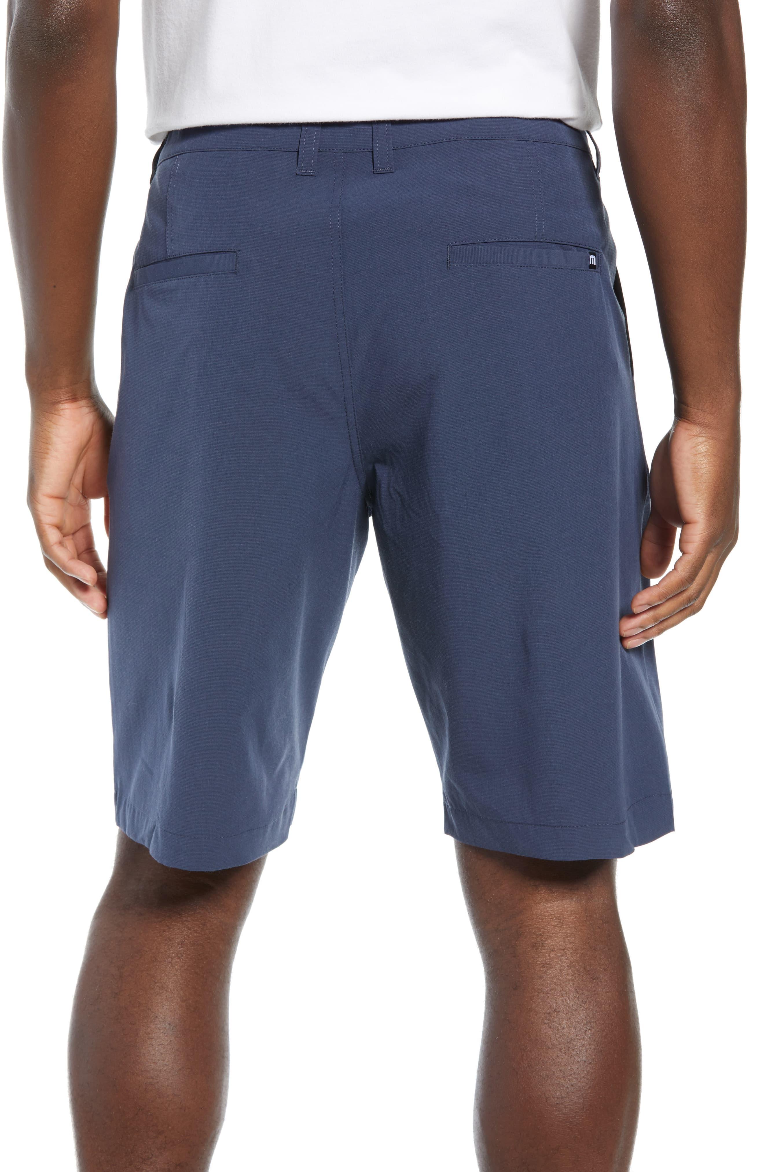 Travis Mathew Beck Stretch Performance Shorts in Blue for Men - Lyst