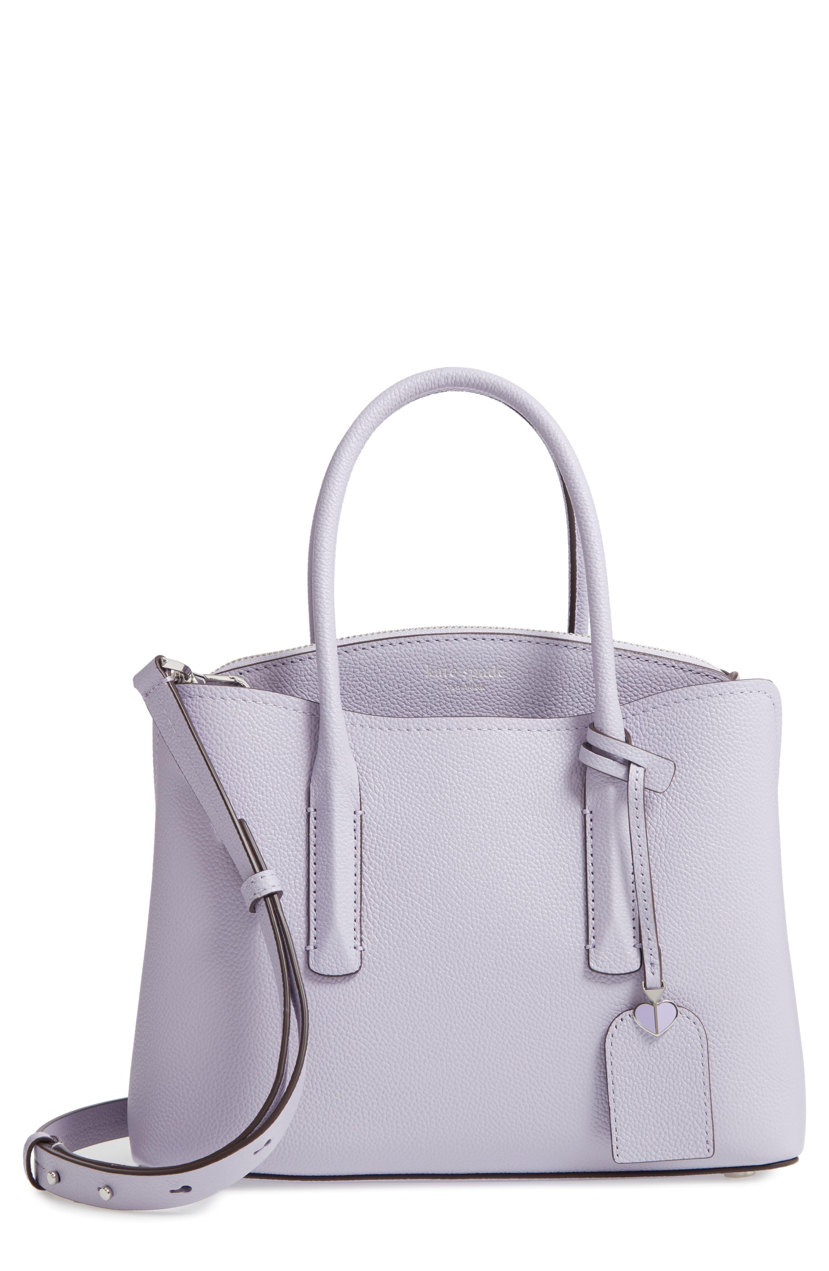 medium margaux leather satchel