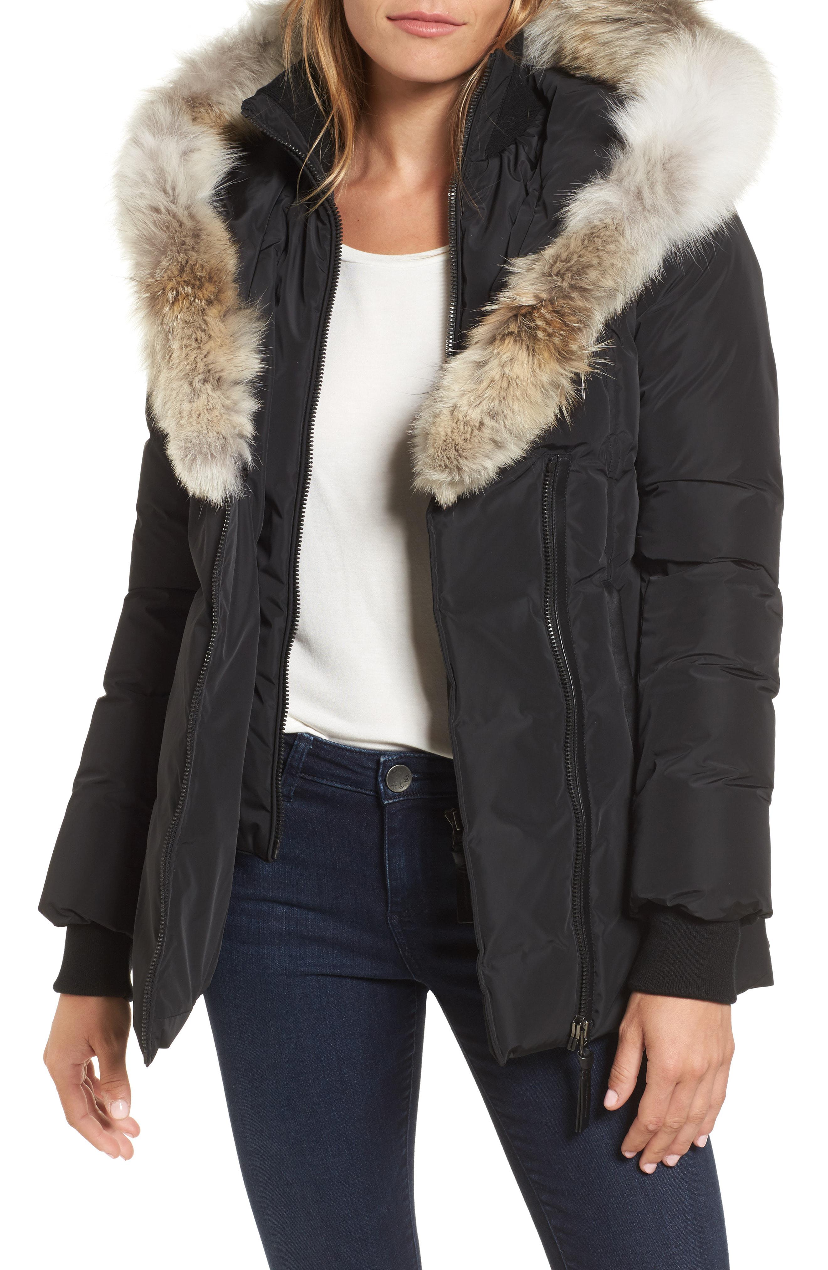 mackage hooded down parka