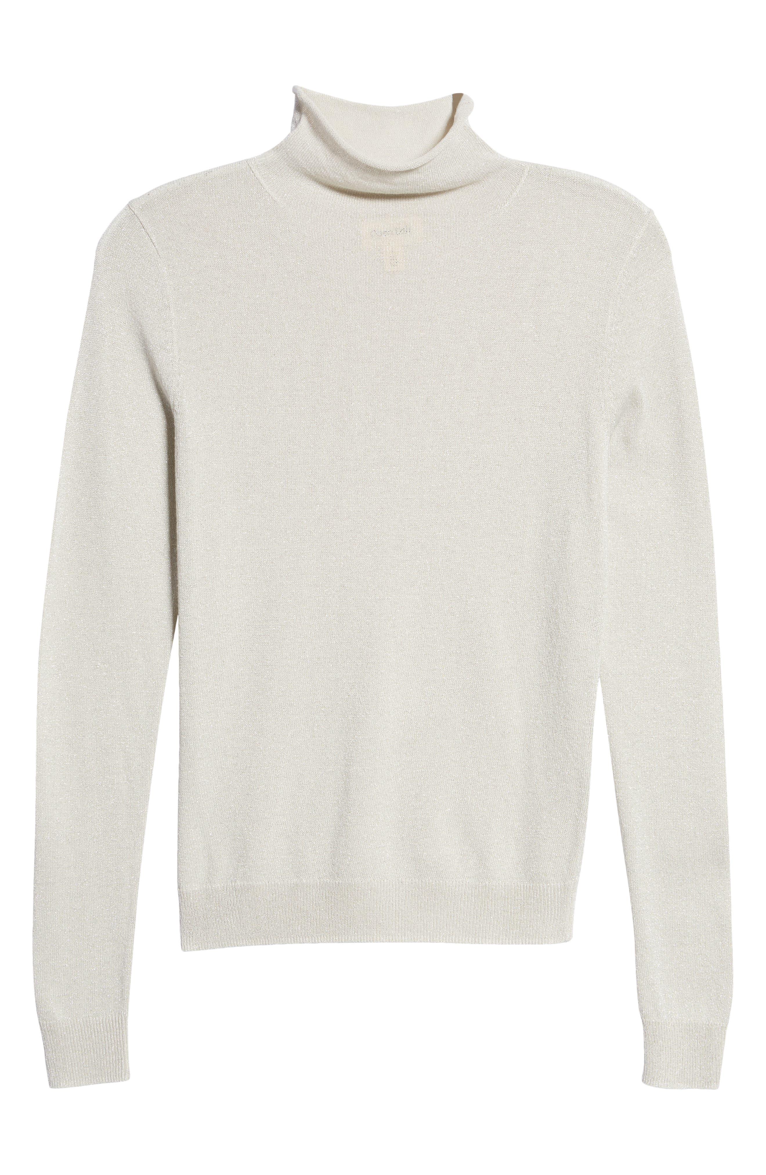 White sparkle cheap sweater
