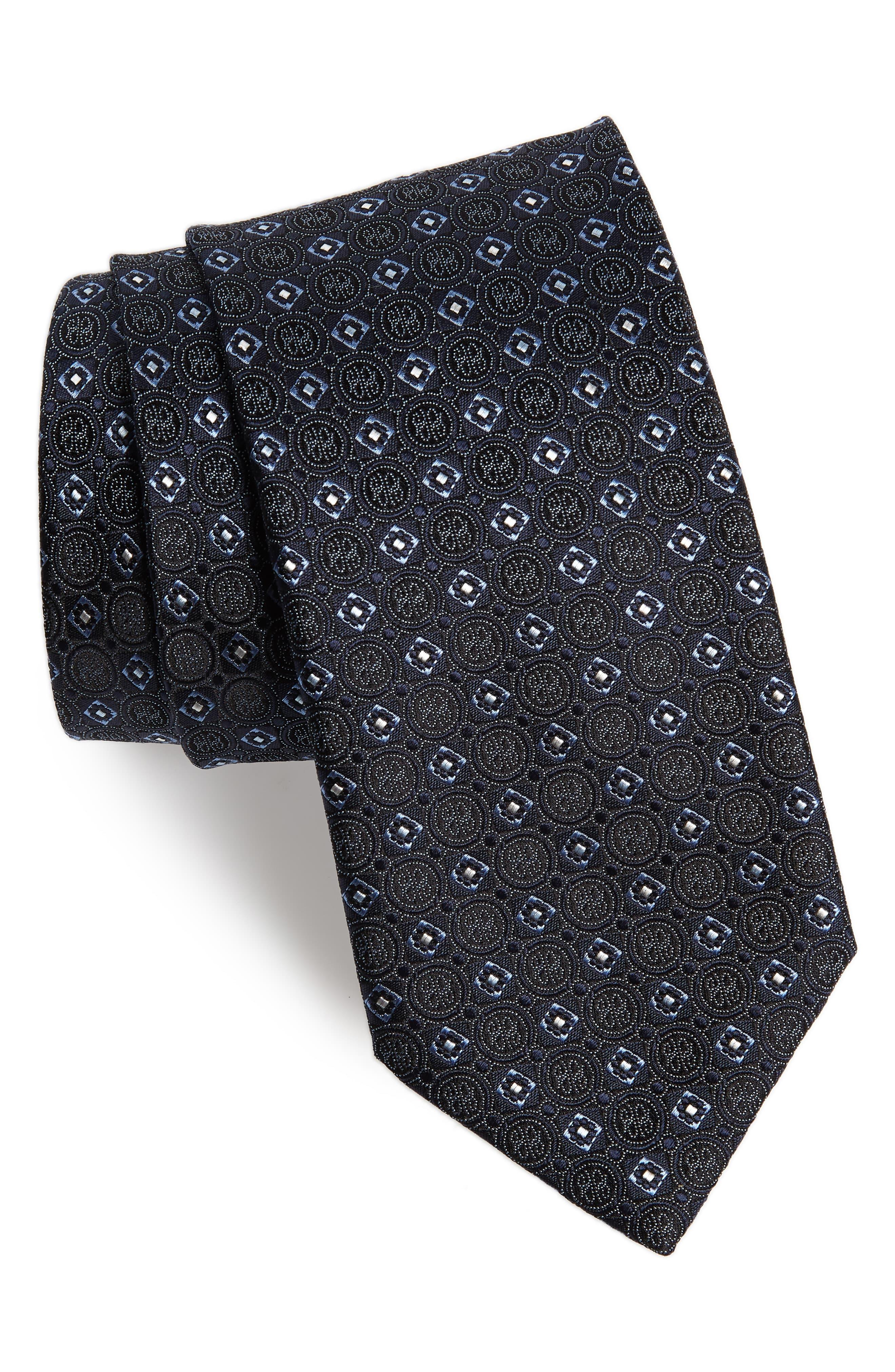 Brioni Geometric Silk Tie in Blue for Men Lyst