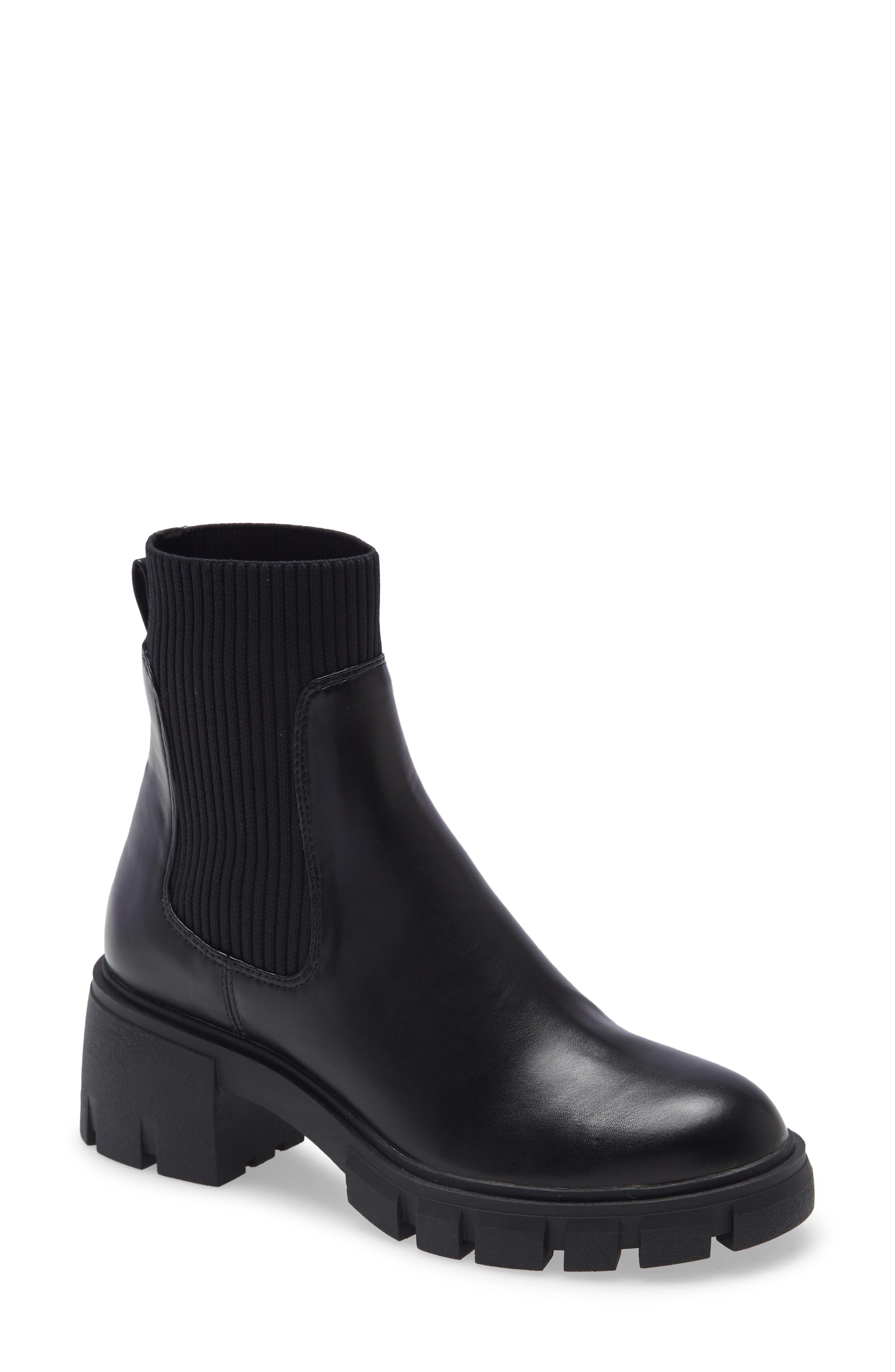 platform chelsea boots steve madden