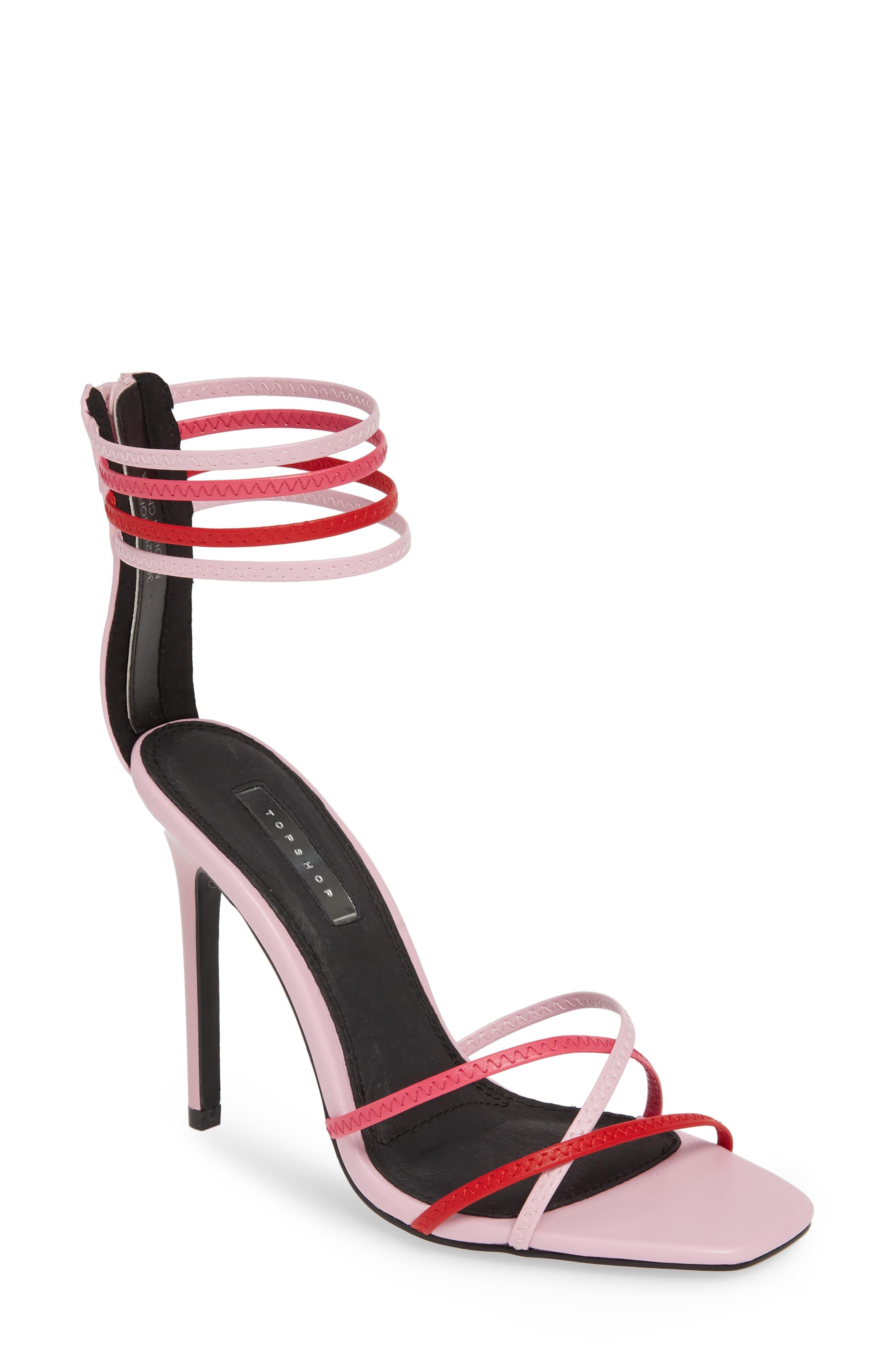 topshop pink heels