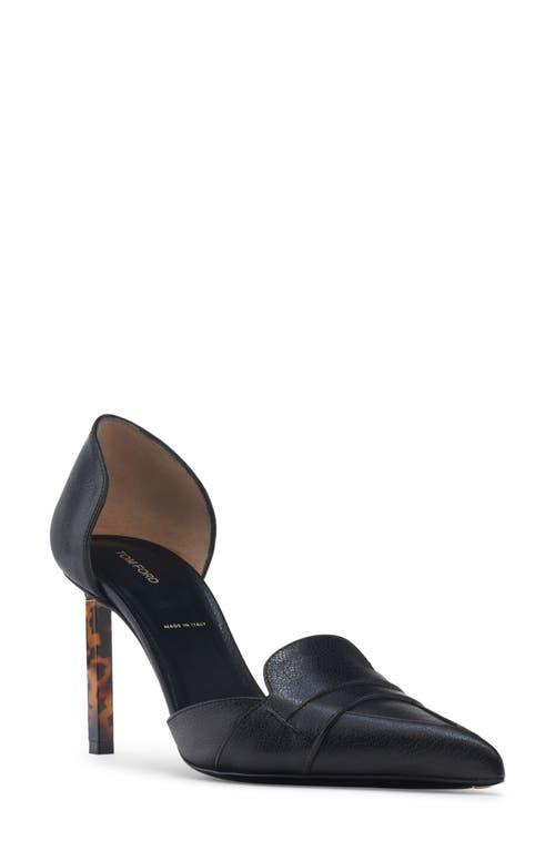 tom-ford-Black-DOrsay-Loafer-