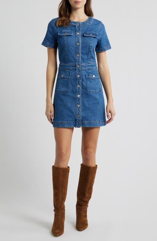 paige amina faux-leather short-sleeve button-front mini dress Renaissance Faire Must Have Full Costume Irish Dress & Mythic Chemise main image 1