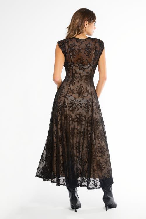 shapewear boho floral lace front slit maxi dress Boho Floral Lace Shapewear Maxi Dress