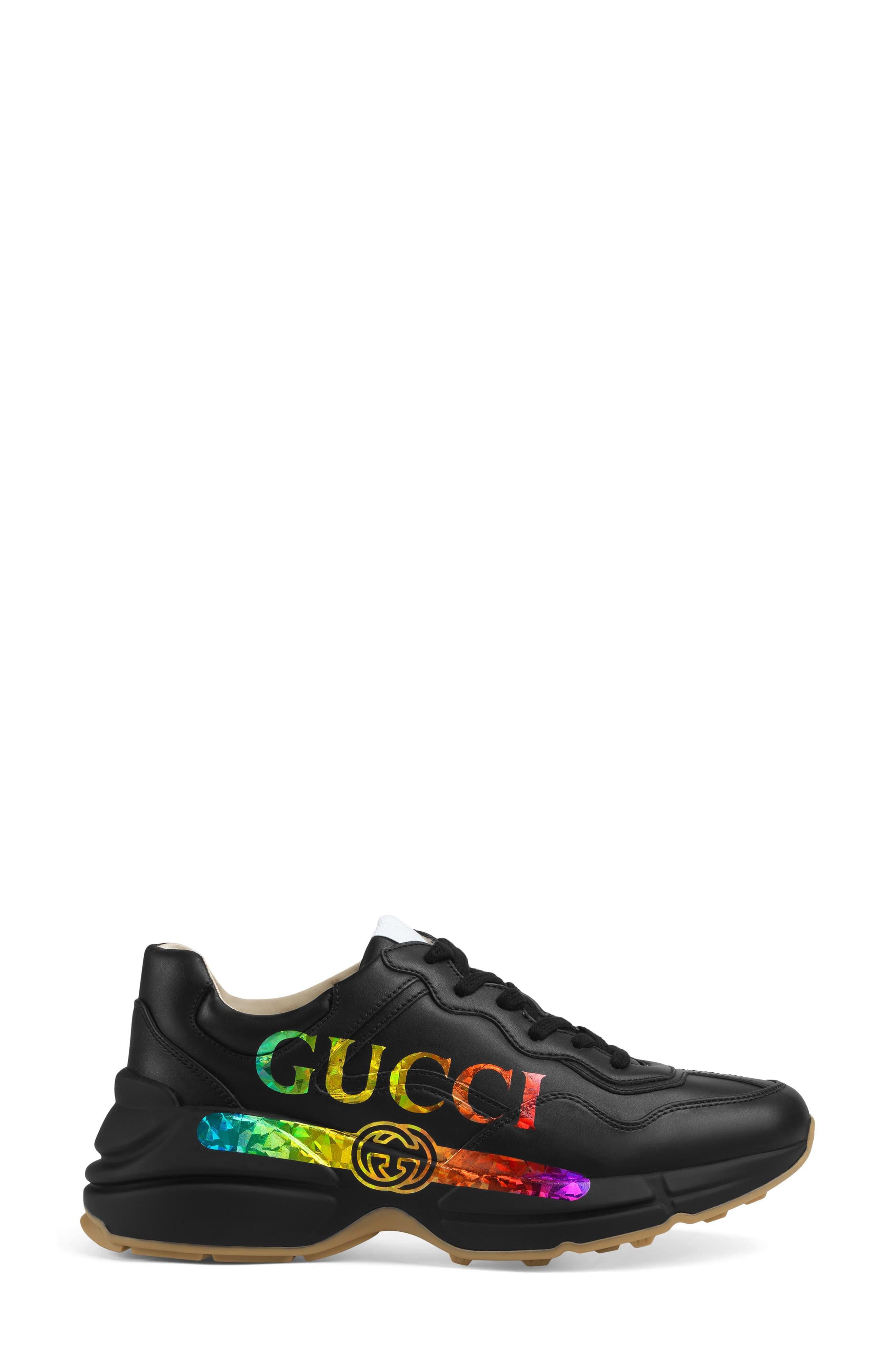 rainbow gucci shoes