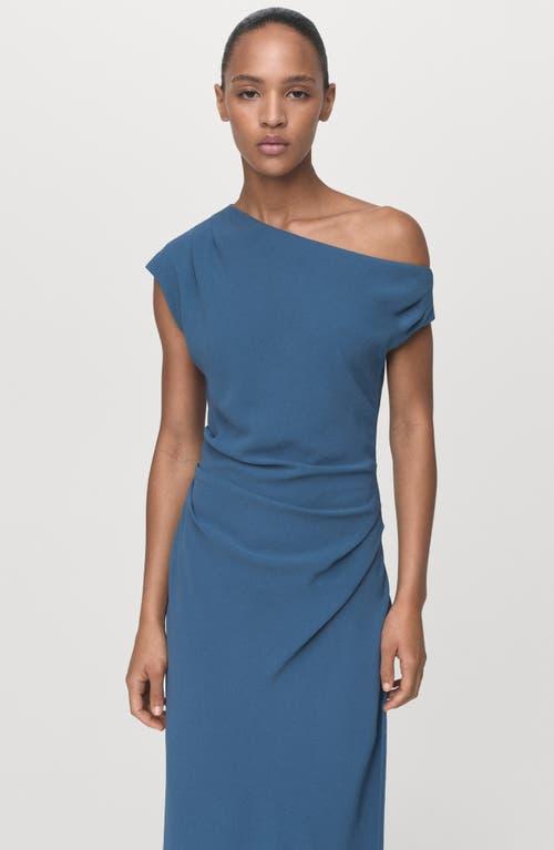 magnolia one-shoulder asymmetric body-con midi dress Tallis One-Shoulder Asymmetric Neckline Dress Brown main image 1