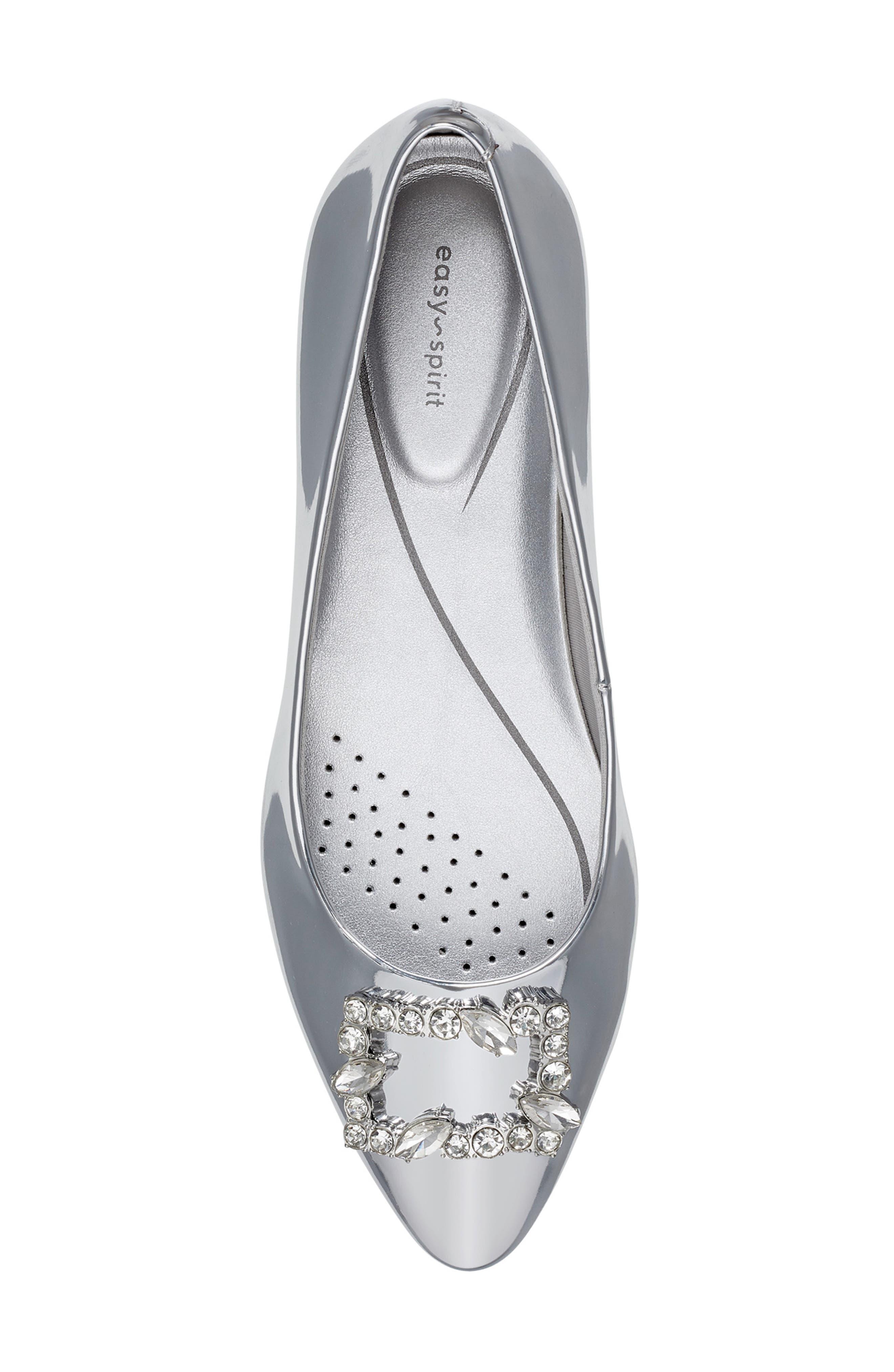 Easy spirit cheap silver flats