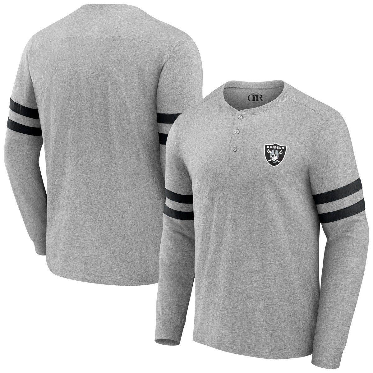 Fanatics Branded Black Las Vegas Raiders Long Sleeve Hoodie T-Shirt