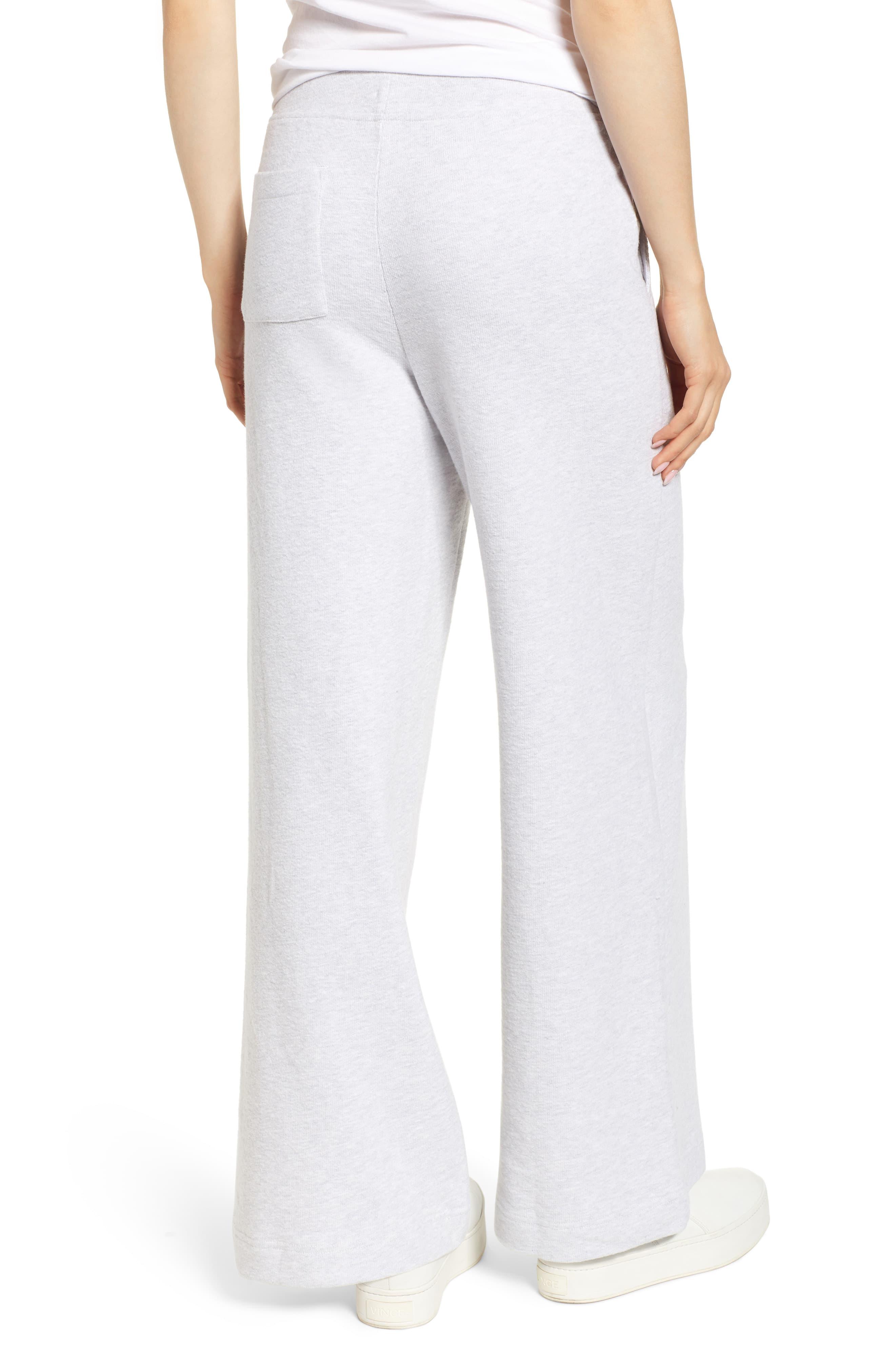 grey wide leg joggers