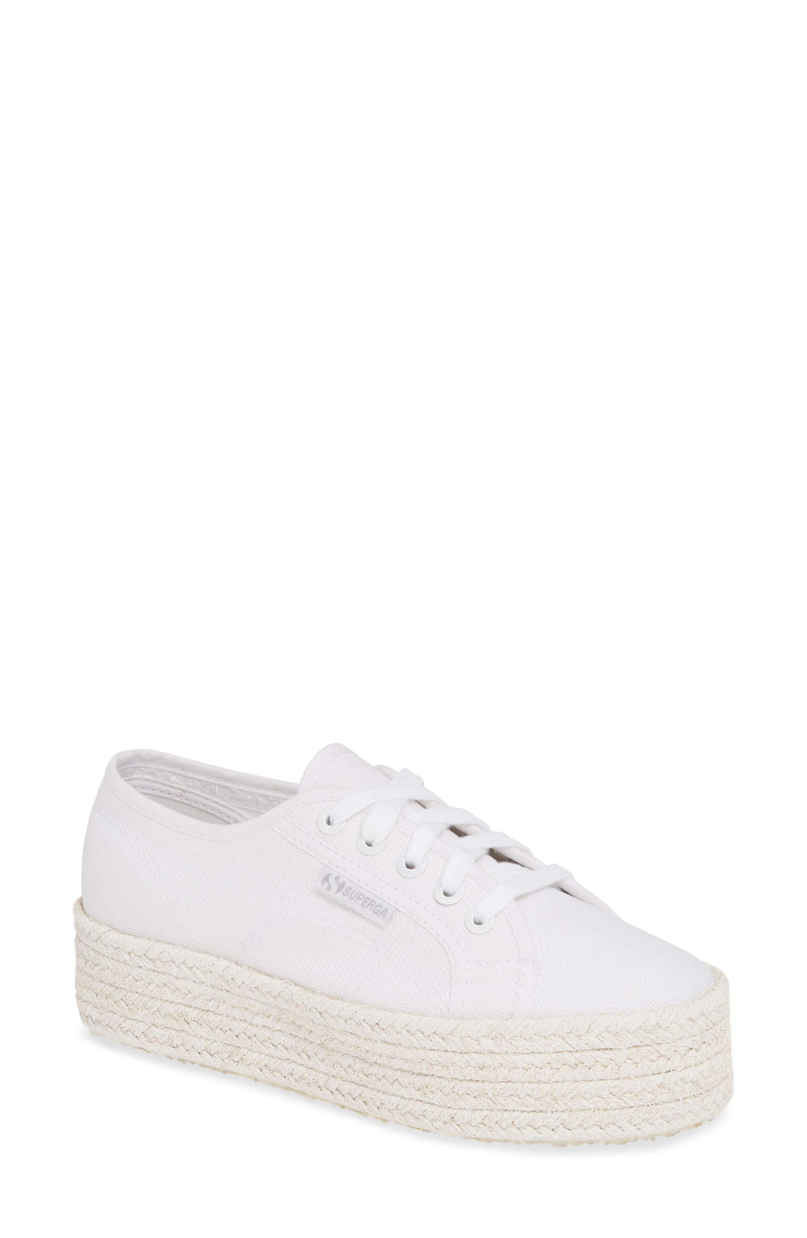 superga white espadrille sneaker