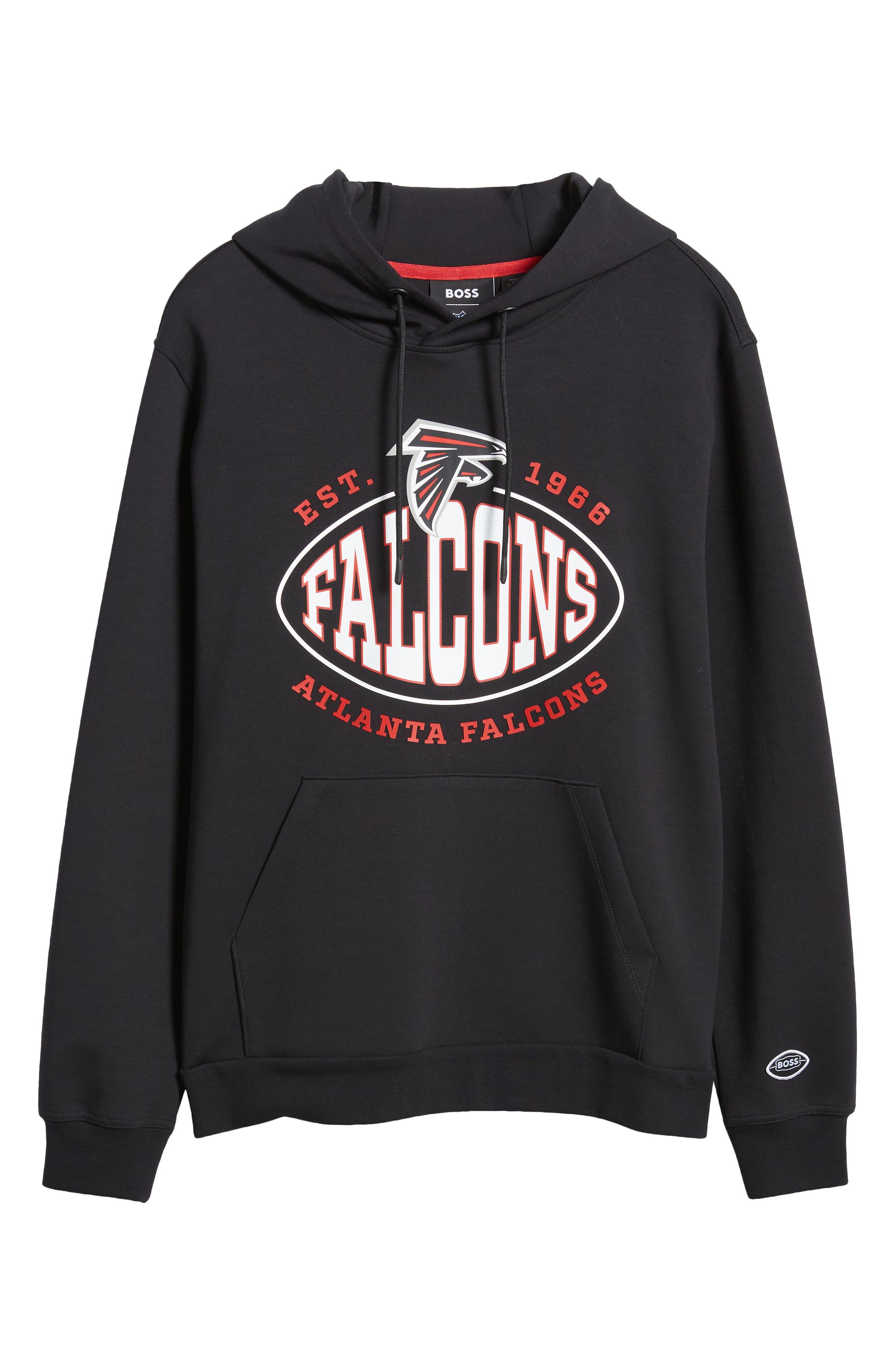 BOSS by HUGO BOSS X Nfl Touchback Atlanta Falcons Graphic Hoodie in Black  for Men | Lyst