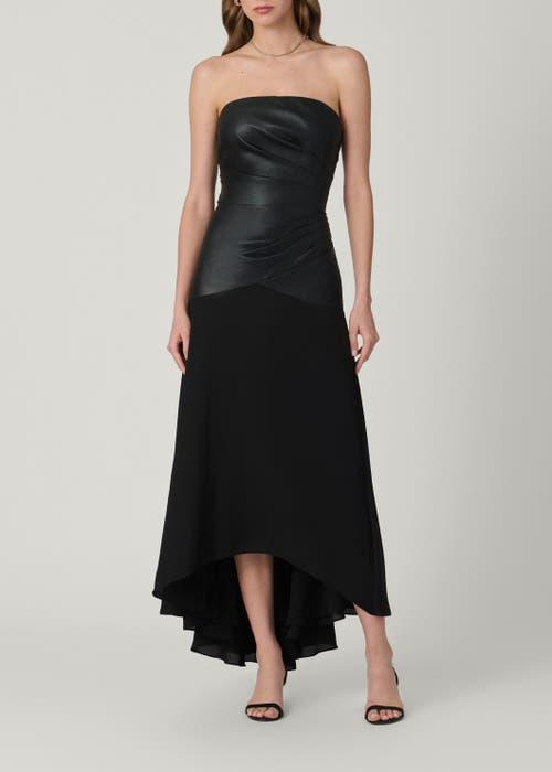 Shoshanna Midnight Rustin Faux Leather Dress in White | Lyst Shoshanna Midnight Rustin Faux Leather Dress in White | Lyst