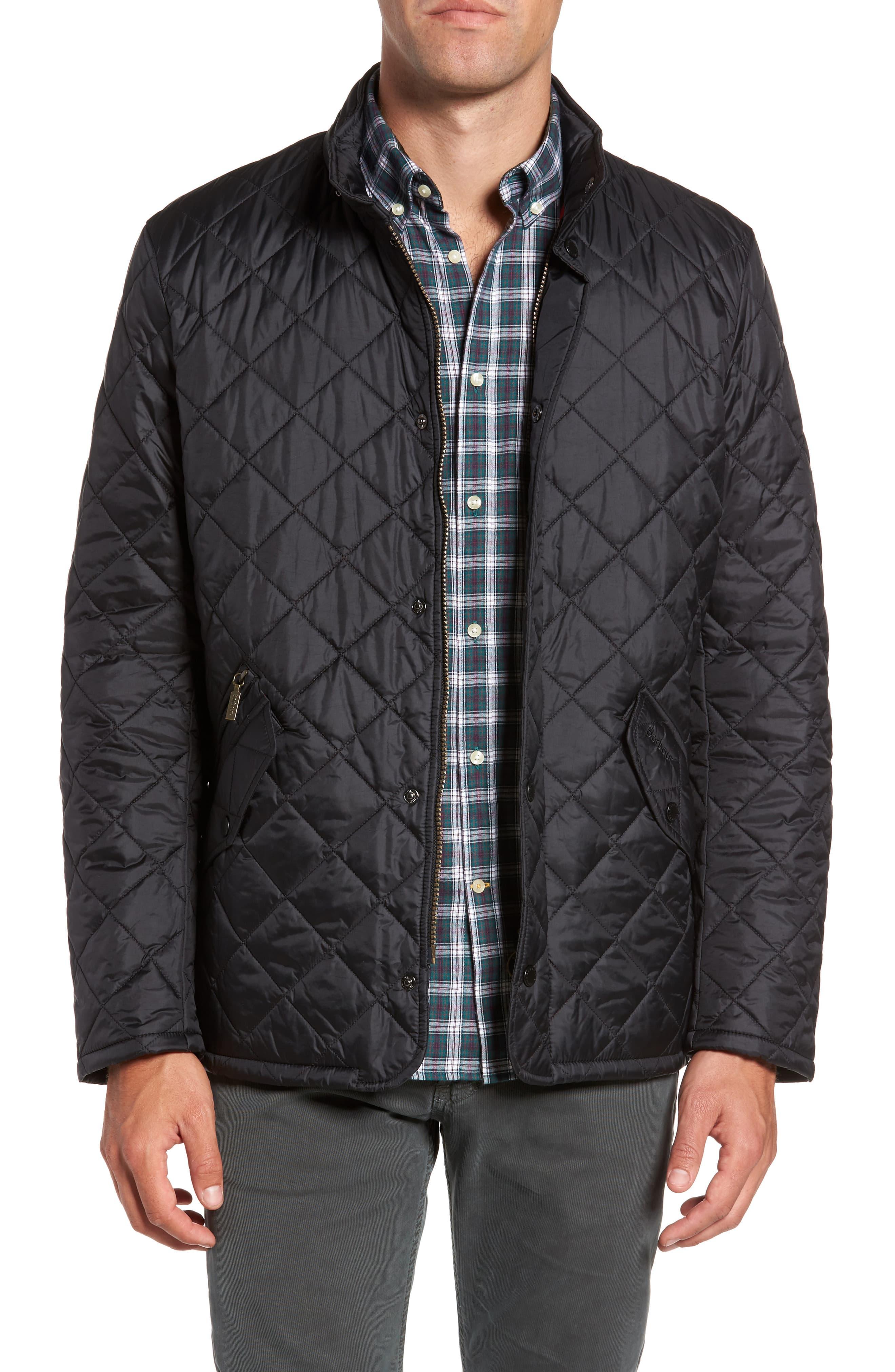 Barbour Flyweight Chelsea Quilted Jacket in Black for Men - Lyst